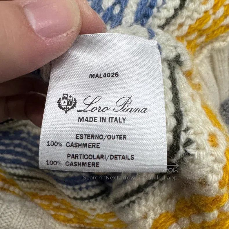 Loro Piana Loro Piana Christmas Series Cashmere Knit Sweater Size US L / EU 52-54 / 3 - 4 Thumbnail