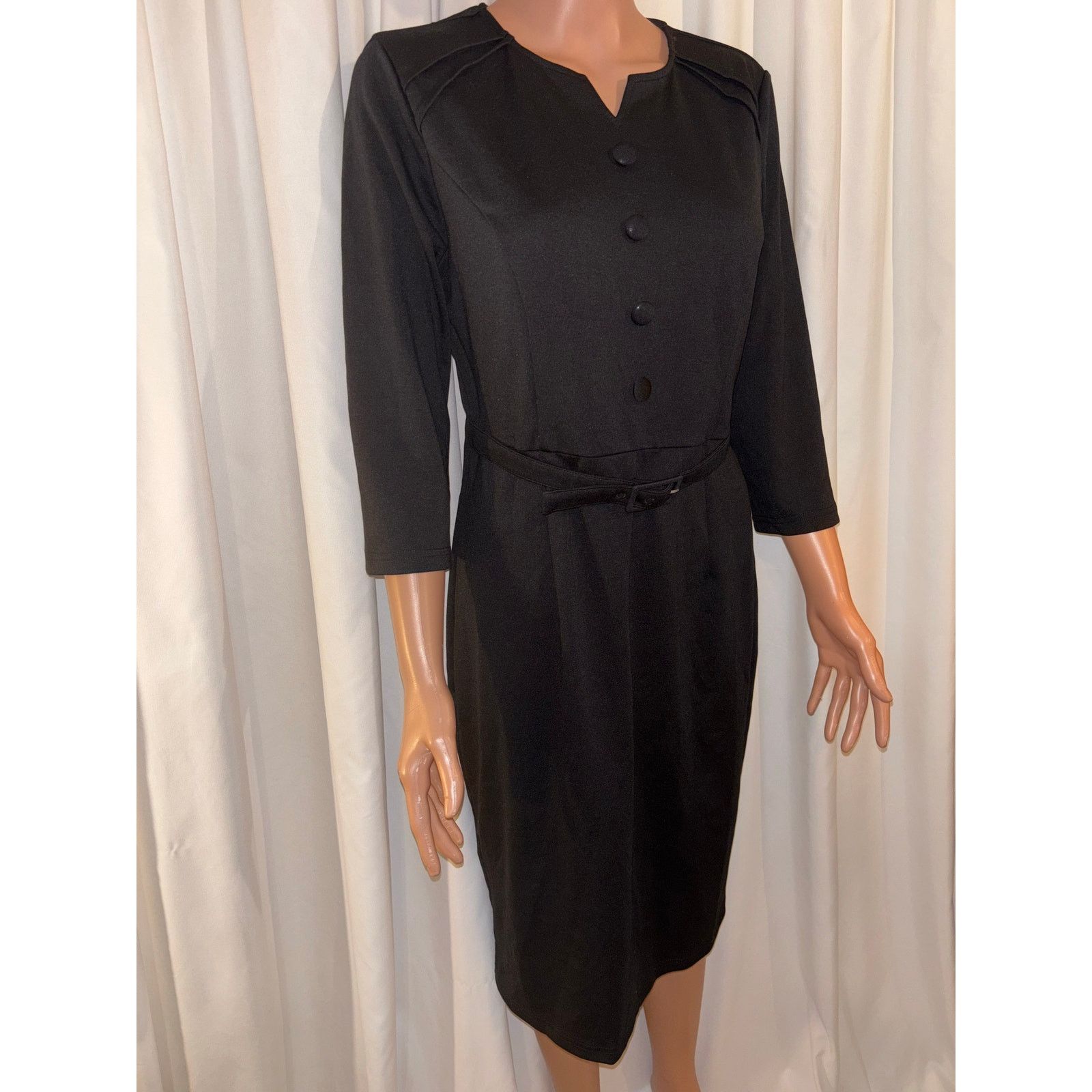 The Unbranded Brand Business Casual Dress Size Large by VF Show - NWT Size L / US 10 / IT 46 - 2 Thumbnail