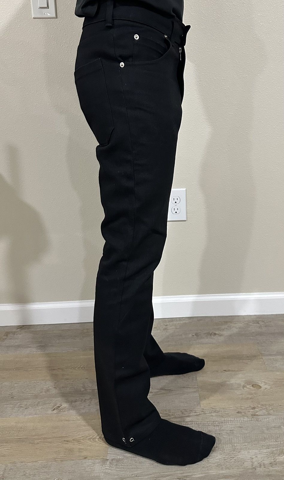 Other Custom Dior Style Black Denim Size US 29 - 15 Thumbnail