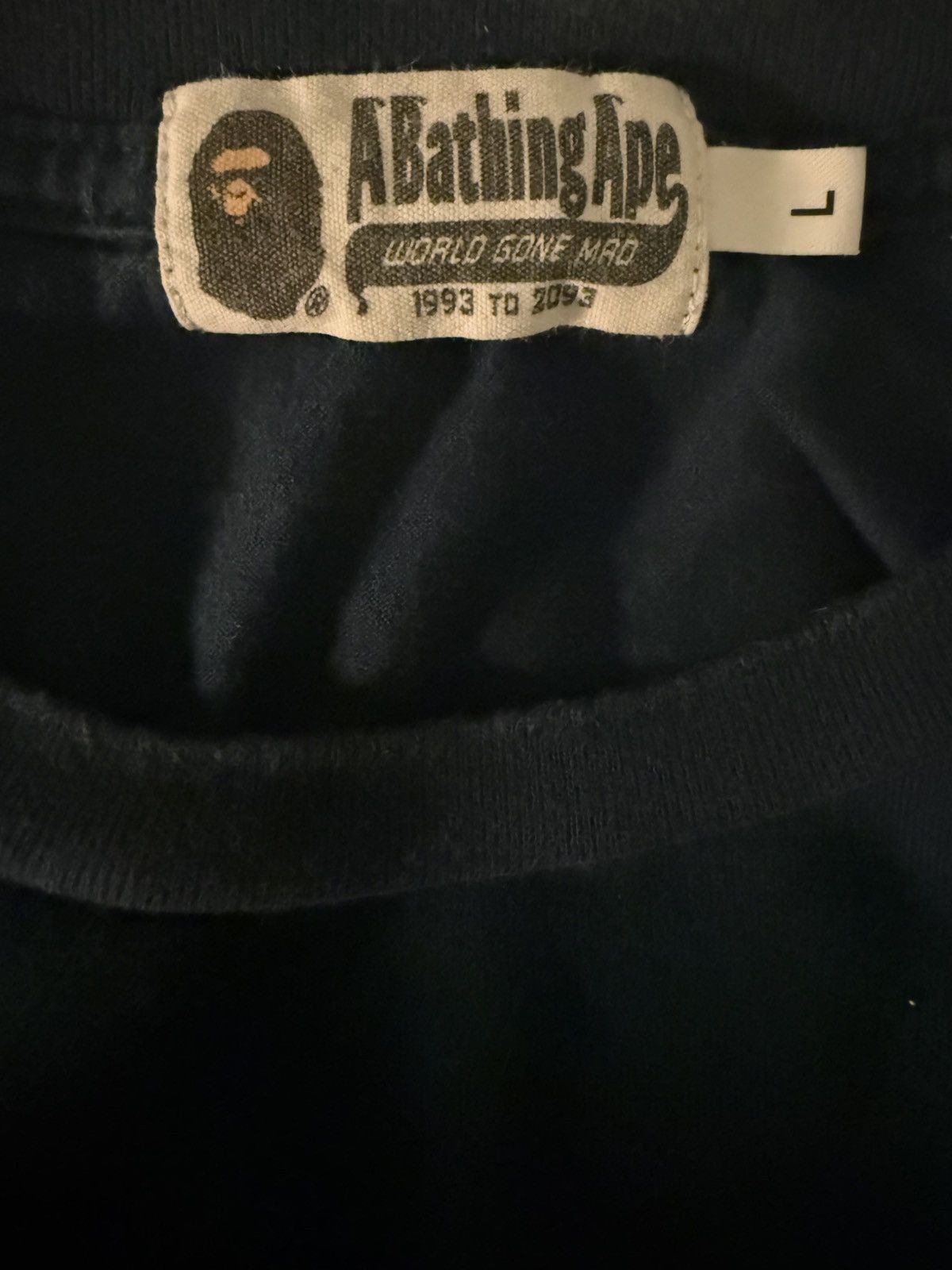 Bape BAPE In Lukewarm Water Tee Size US L / EU 52-54 / 3 - 3 Thumbnail