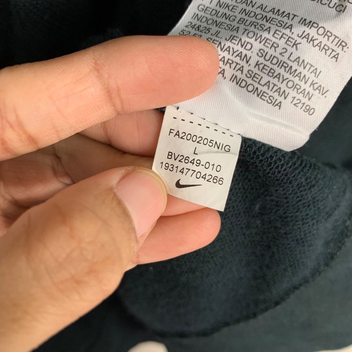 Nike NIKE Embroidery Small Logo Black Zipper Hoodies #1963-C85 Size US L / EU 52-54 / 3 - 23 Thumbnail