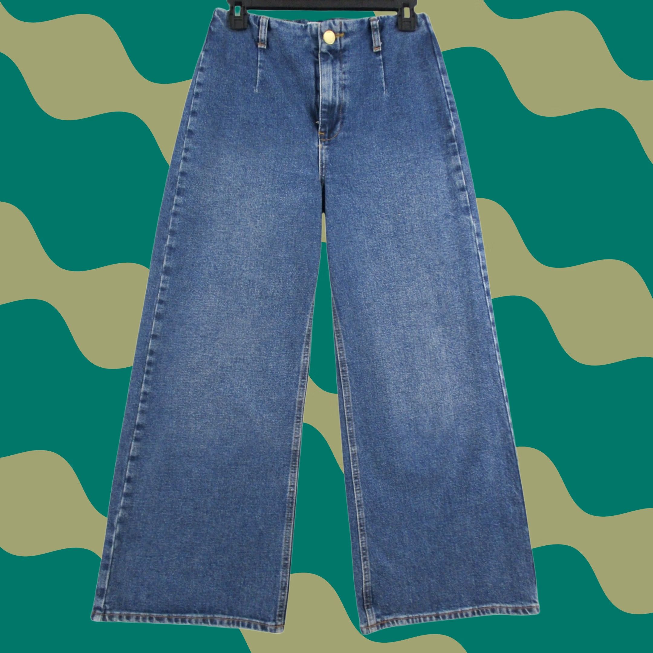 ZARA extra baggy denim y2k archive swag Zara Zara Wide Leg Baggy 