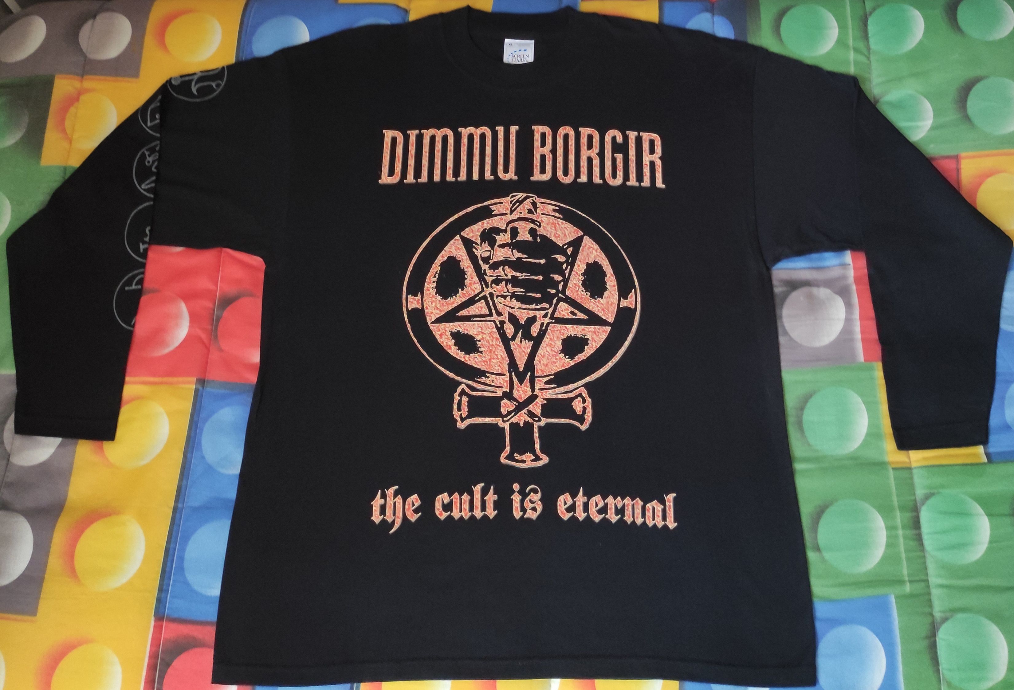 Band Tees Dimmu Borgir T Shirt Vintage 1999 Rare Black Metal Size US XL / EU 56 / 4 - 11 Thumbnail
