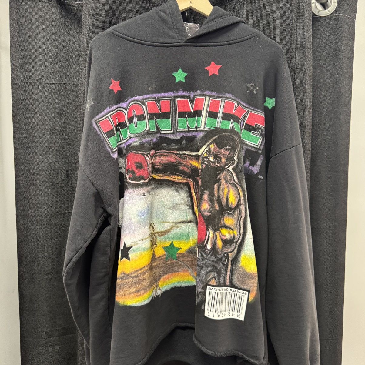 Barriers Iron Mike Tyson Hoodie Black