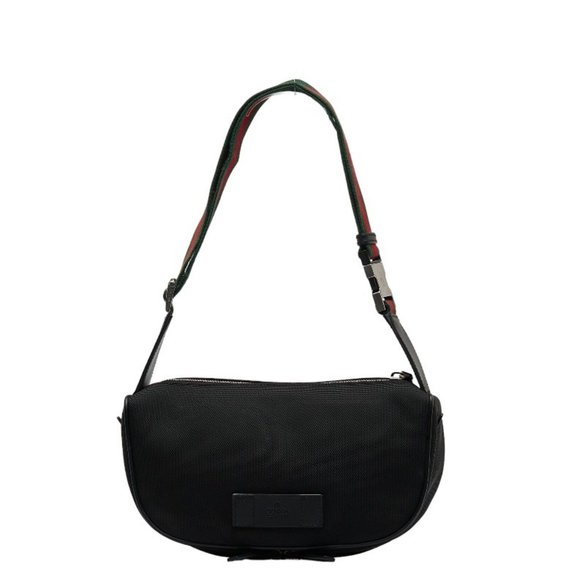 image of Gucci Sherry Body Bag Waist 630920 Black Canvas Ladies, Women's