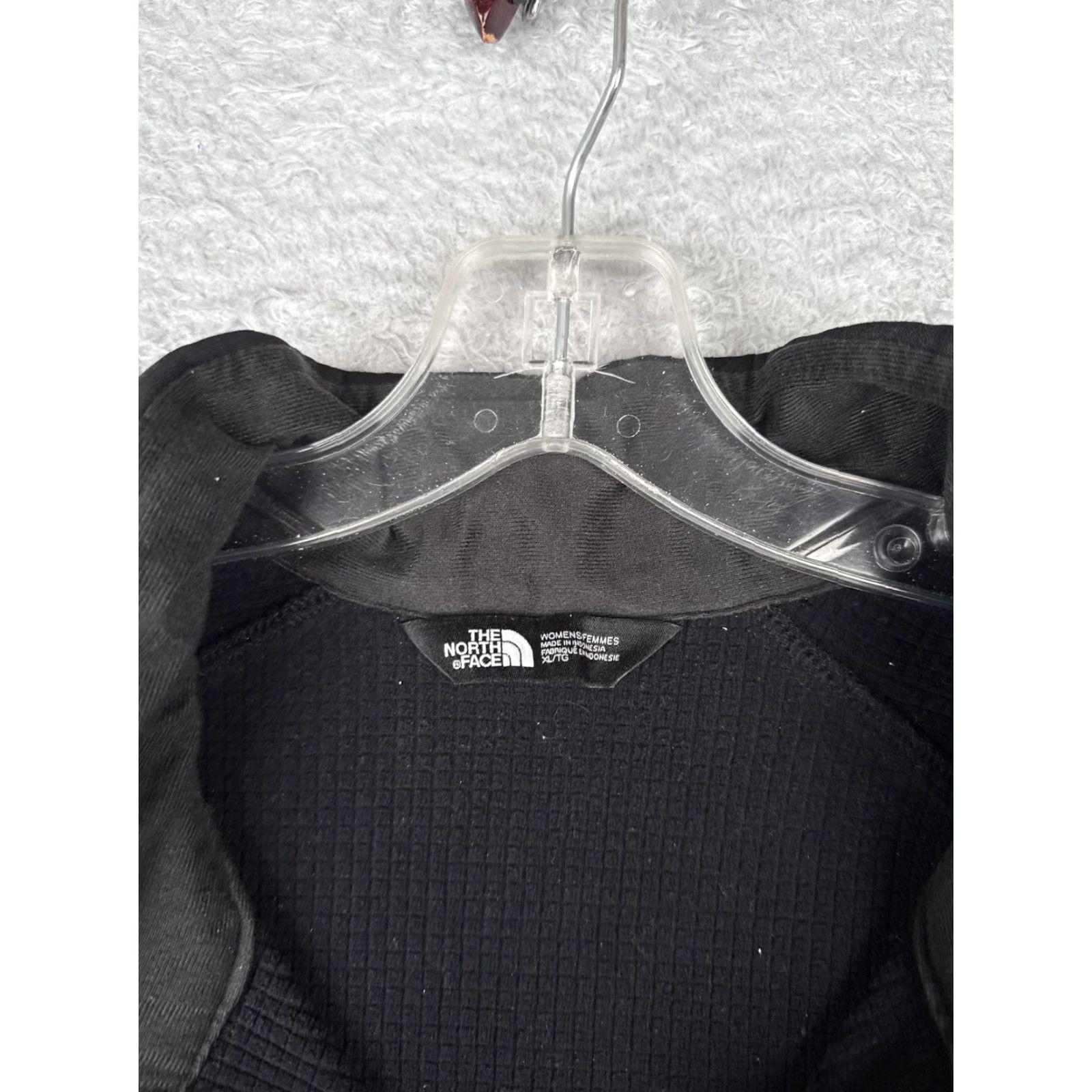 The North Face The North Face Pullover Womens XL Black 1/4 Zip Fleece Grid DLA Piper Logo Activewear Size XL / US 12-14 / IT 48-50 - 7 Thumbnail