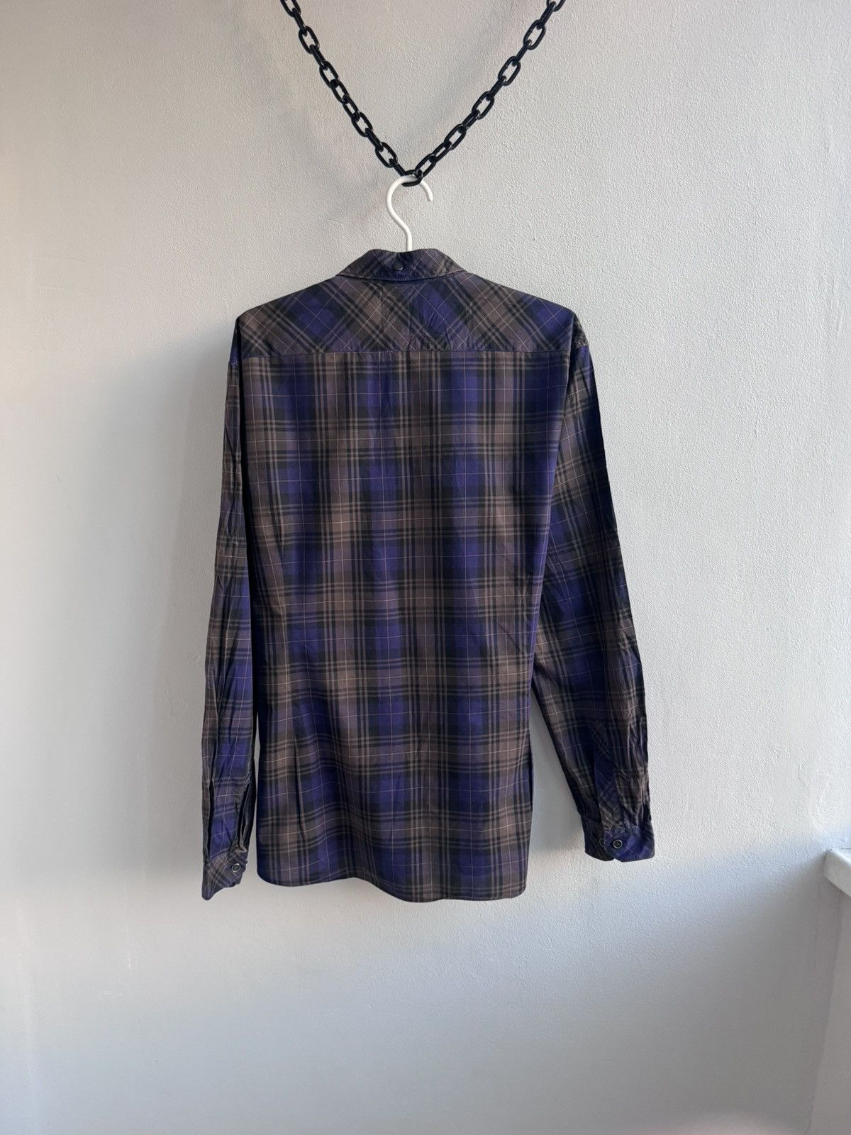 Barbour Barbour Highland Tartan Blue Plaid Flannel Regular Fit Shirt Size US XL / EU 56 / 4 - 10 Thumbnail