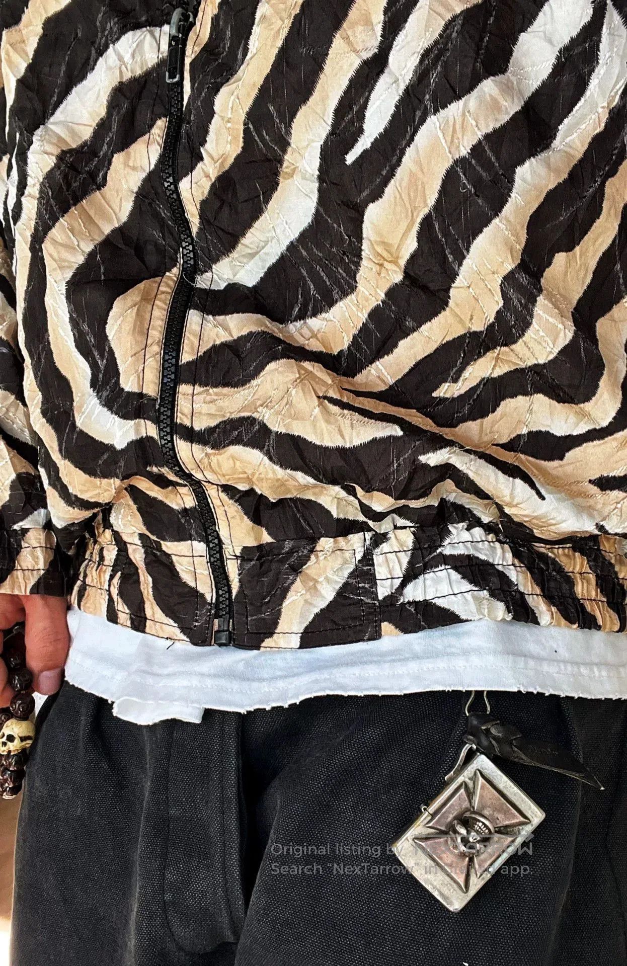 Other Vintage 80s-90s Zebra Print Jacket. Size US M / EU 48-50 / 2 - 1 Thumbnail