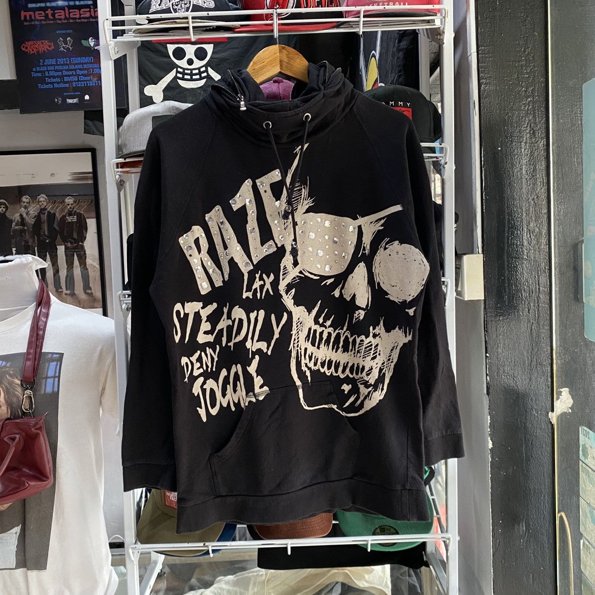 Japanese Brand × Seditionaries × Yasuyuki Ishii Dig Deep Japanese Brand Skull Blink Blink Hoodie Size US L / EU 52-54 / 3 - 1 Thumbnail