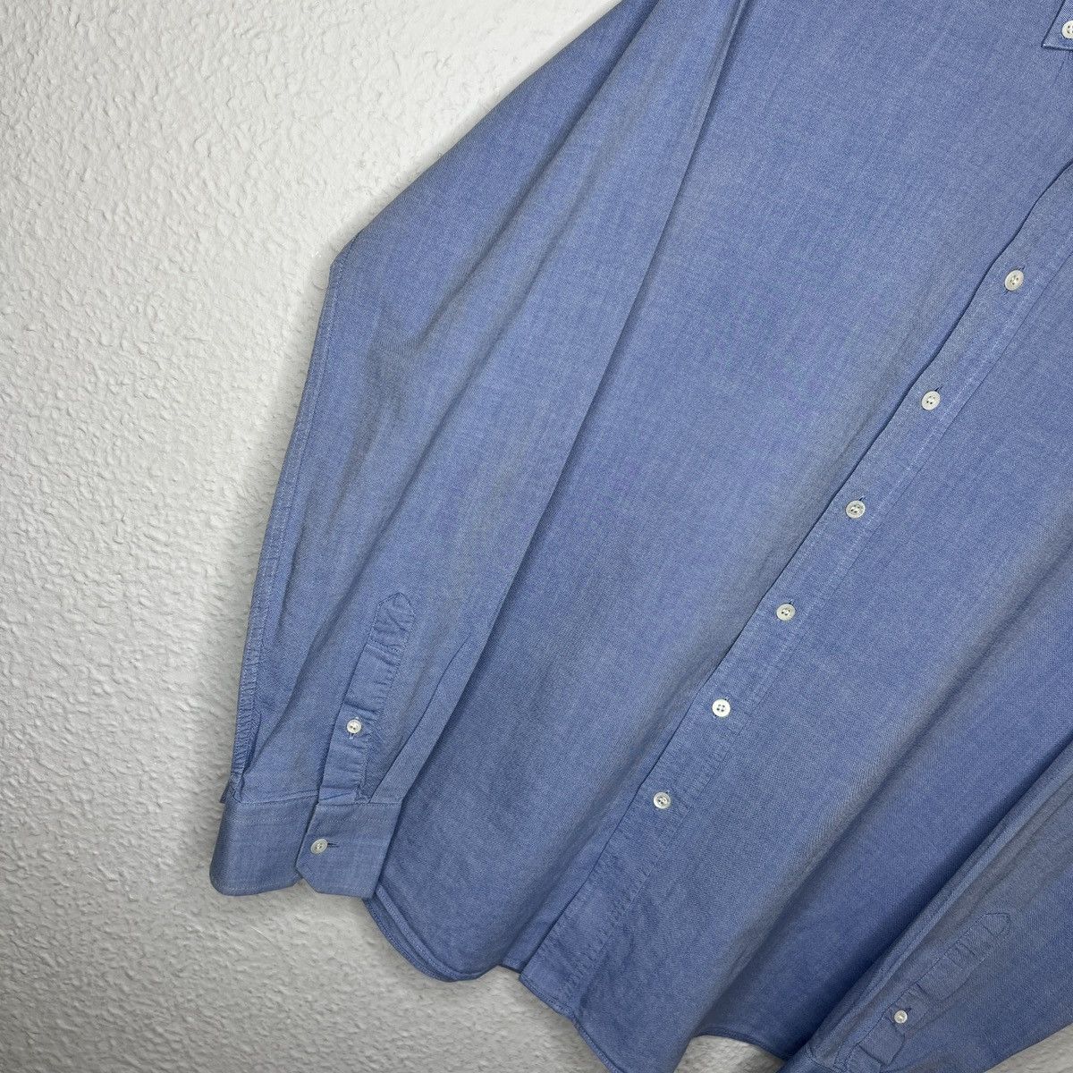 Burberry Burberry Shirt Blue Nova Check Culfs Retro Y2K Hype Print Size US XL / EU 56 / 4 - 2 Thumbnail