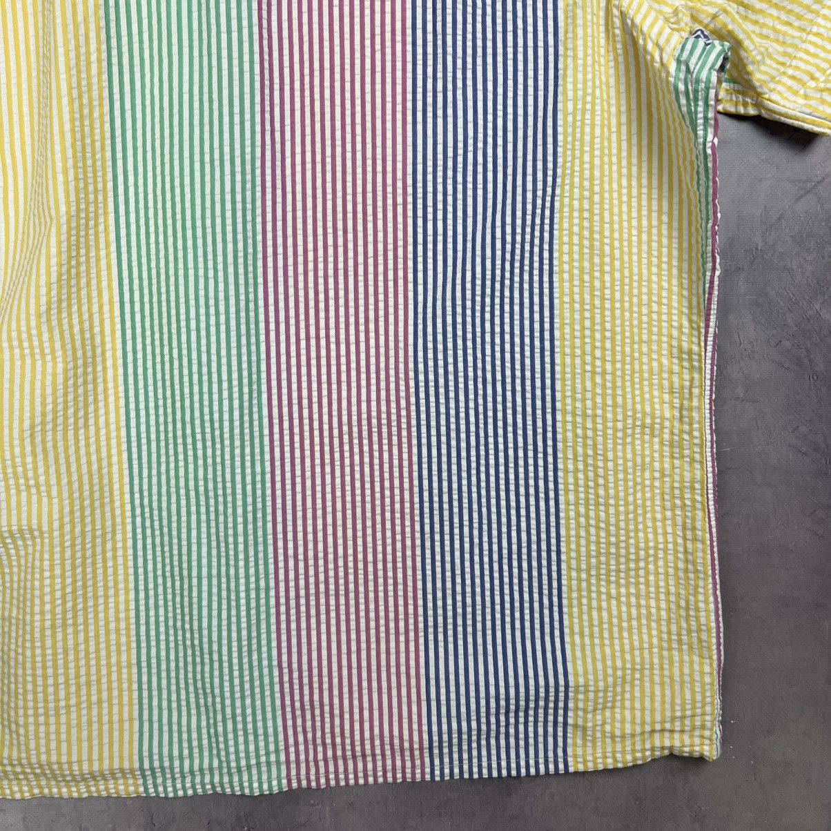 Other Rare! Polo Ralph Lauren Striped Waffle Button Up Old Money Size US XL / EU 56 / 4 - 17 Thumbnail