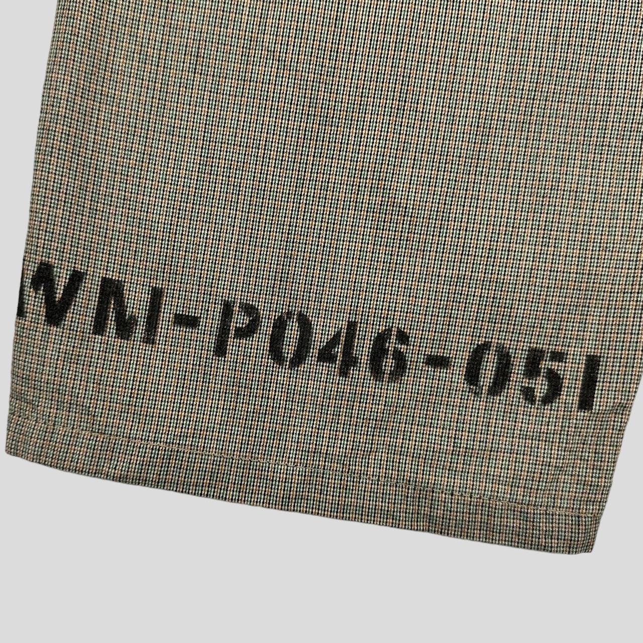 Junya Watanabe Junya Watanabe SS04 Houndstooth Prisoner Cargo’s - M Size US 32 / EU 48 - 3 Thumbnail