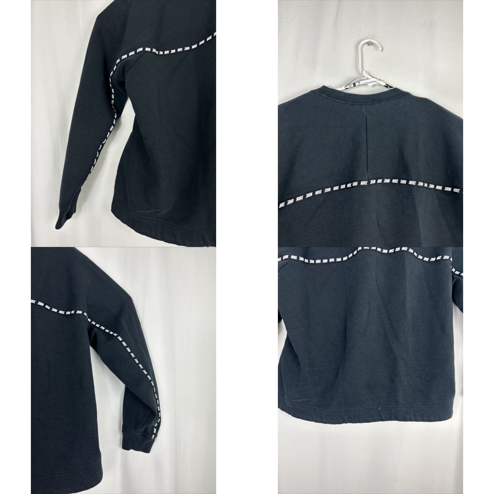 Nike WOMEN Nike NSW AV15 CREW Sweatshirt L Black Multicolor Pullover Crewneck Long Sleeve Activewear Women Mens? Size L / US 10 / IT 46 - 9 Thumbnail