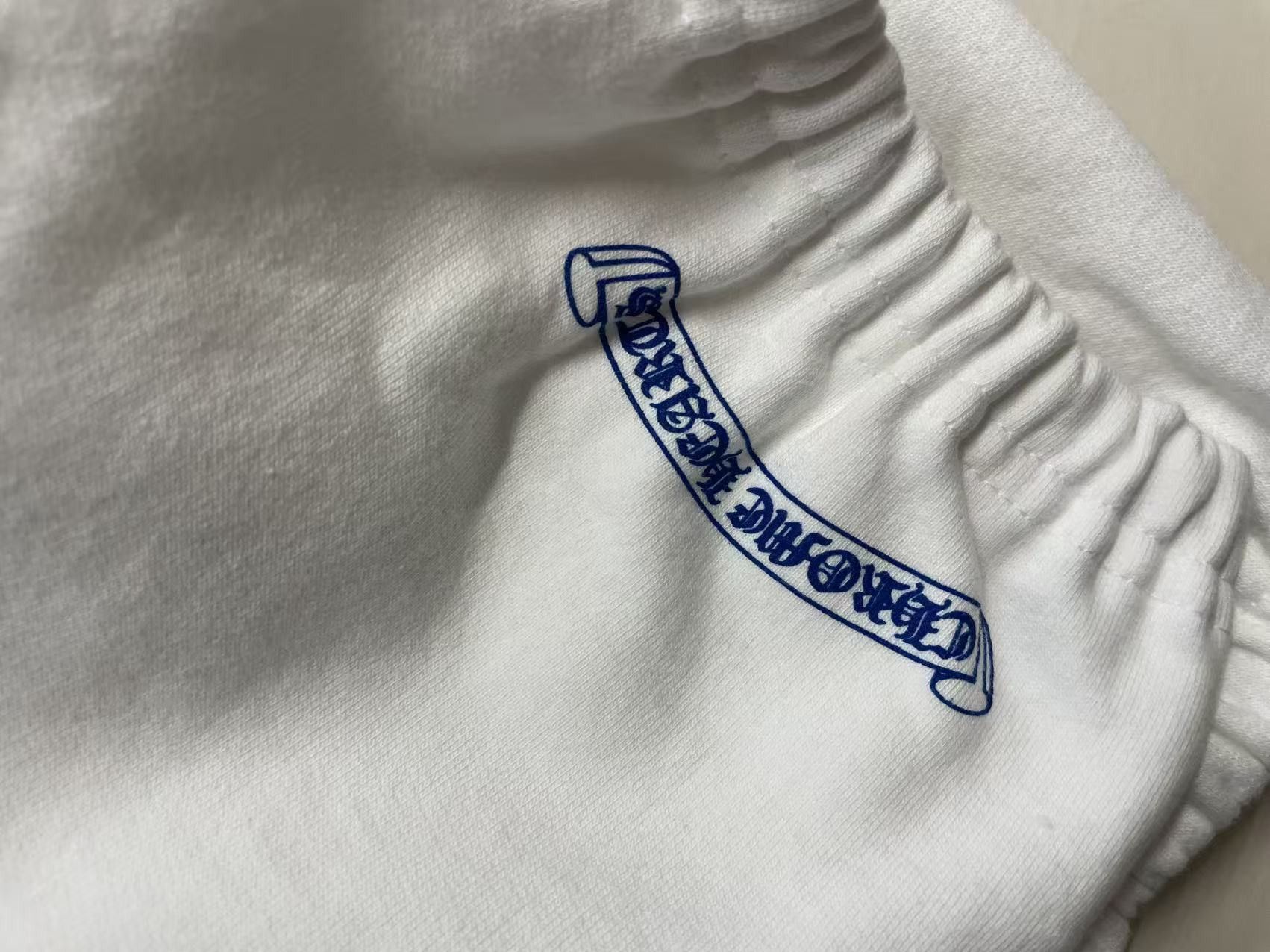 Chrome Hearts Chrome Hearts White Horseshoe Blue Script Sweatpants Size 29" - 4 Thumbnail