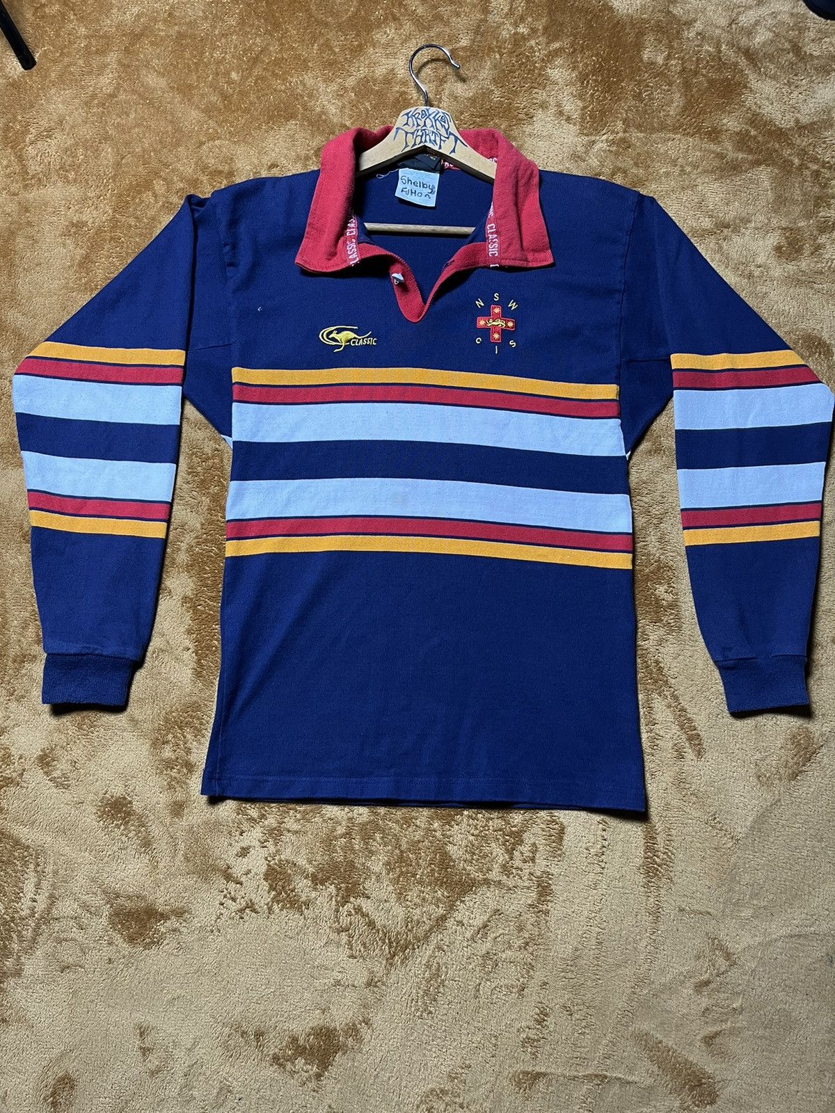 Vintage RARE Vintage Classic Australia Multicolour Rugby Long Sleeve Size US M / EU 48-50 / 2 - 10 Thumbnail