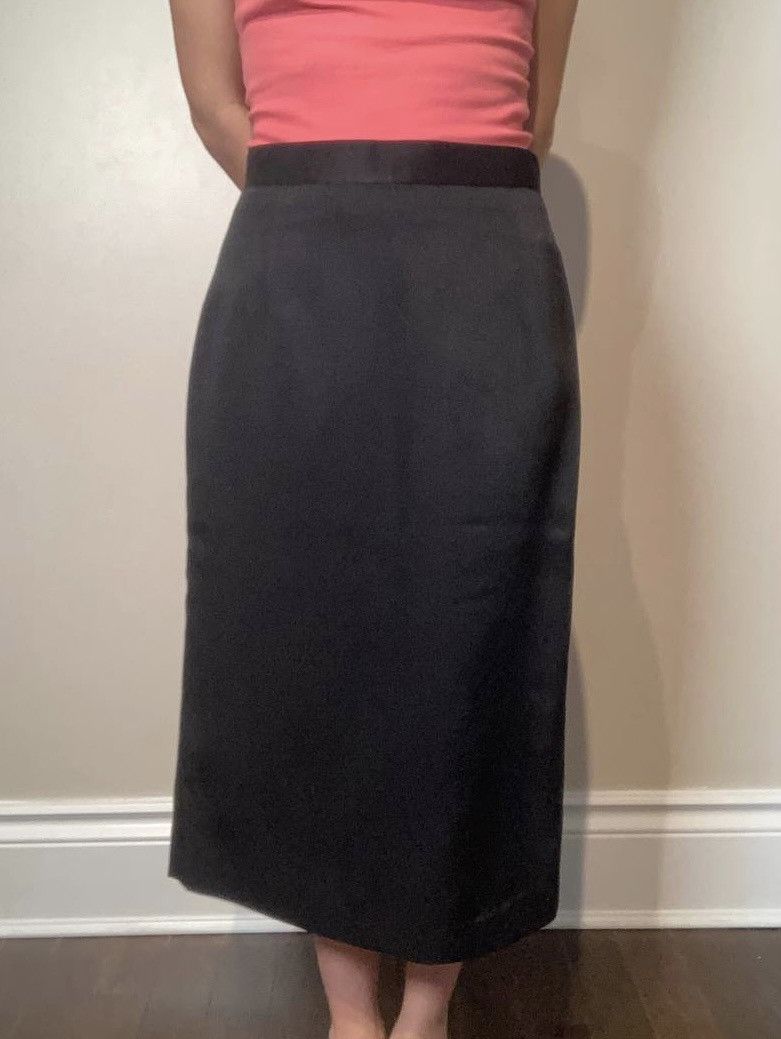 Vintage Vintage Satin Midi Skirt Size 29" - 5 Thumbnail