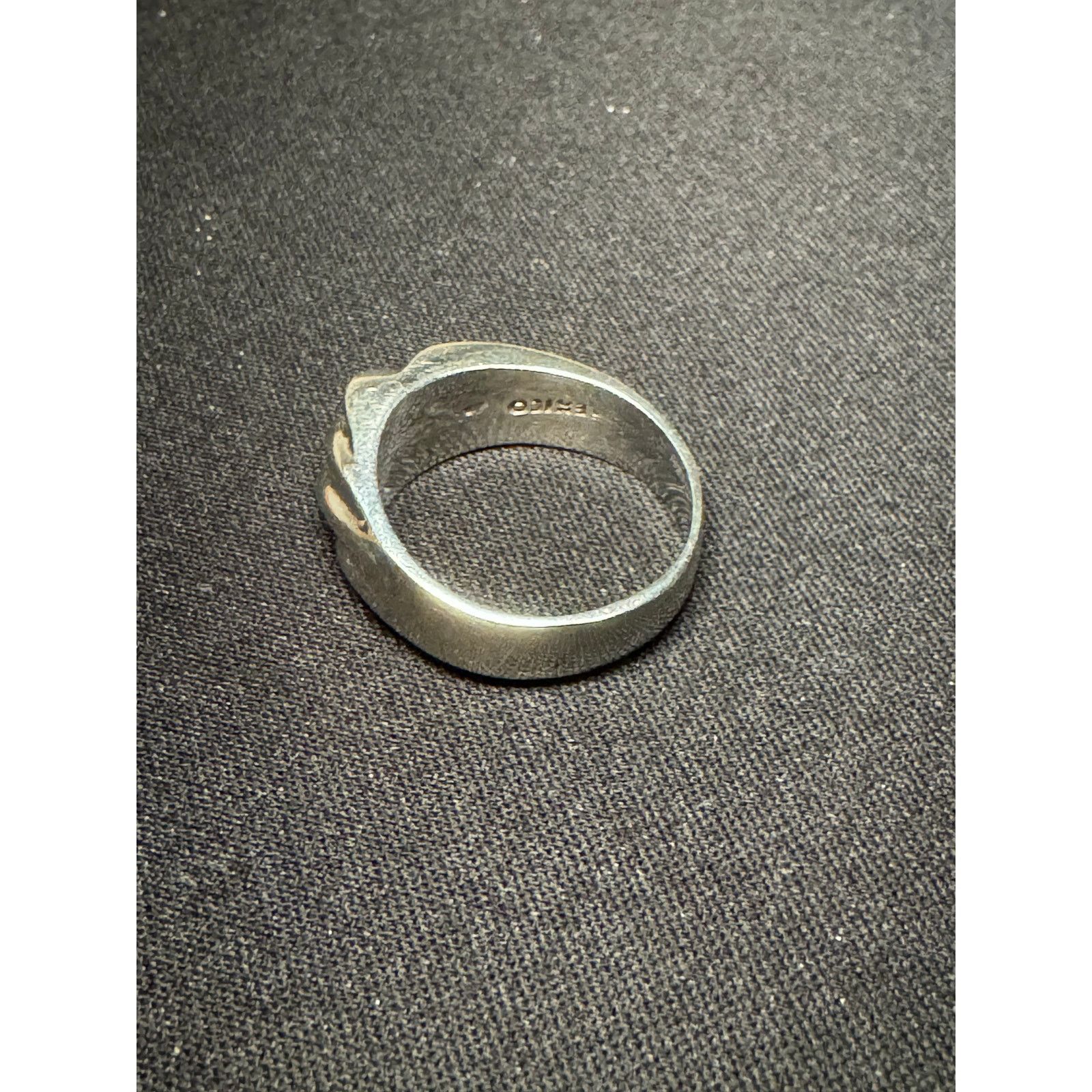 Other Vintage 925 Silver Mexico Modernist Dome Ring 8g Size 9 Size ONE SIZE - 5 Thumbnail
