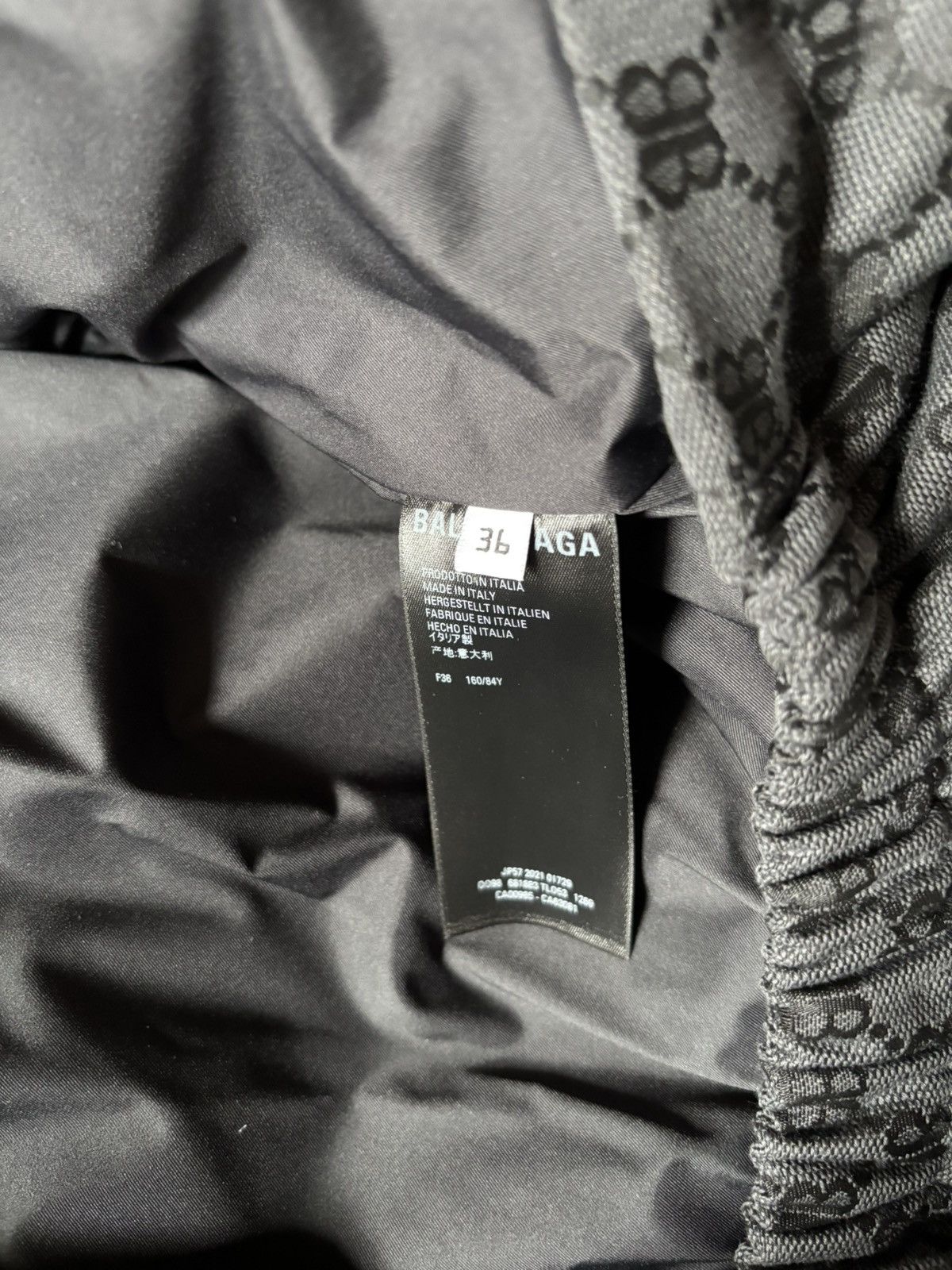Balenciaga × Gucci Hacker bomber unisex Size XS / US 0-2 / IT 36-38 - 7 Thumbnail