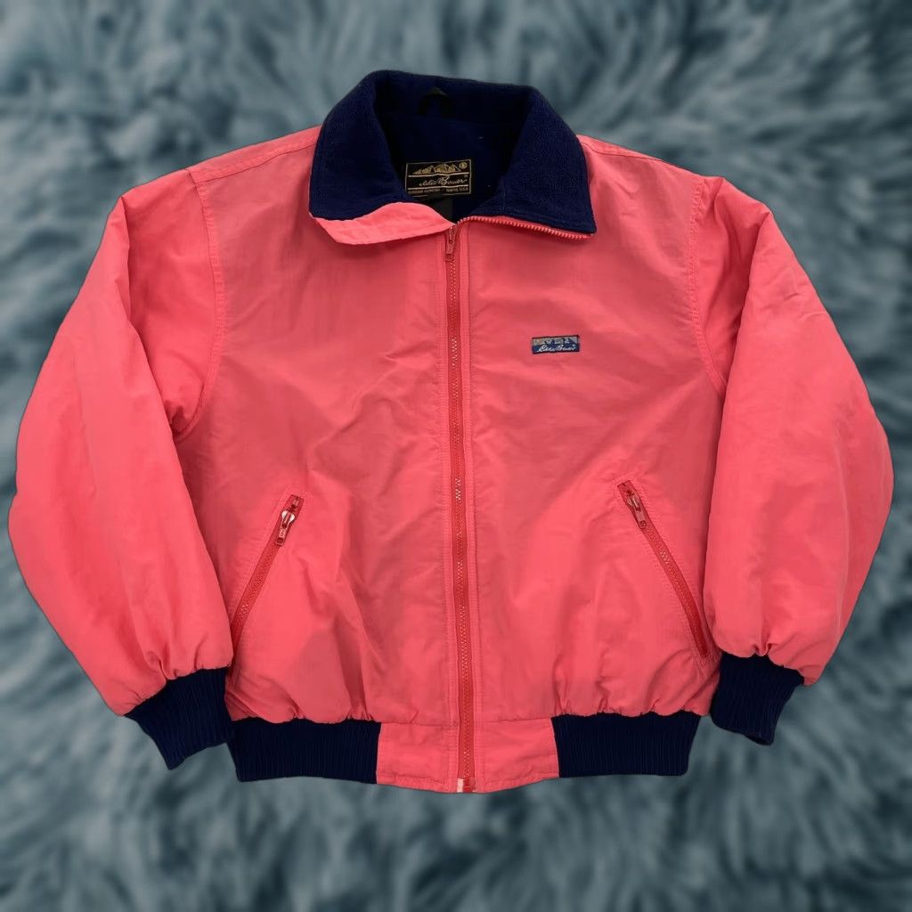 Eddie Bauer VINTAGE Eddie Bauer Jacket Womens Large Pink Full Zip Fleece Pockets Ladies L Brand Eddie Bauer Size L / US 10 / IT 46 - 1 Thumbnail