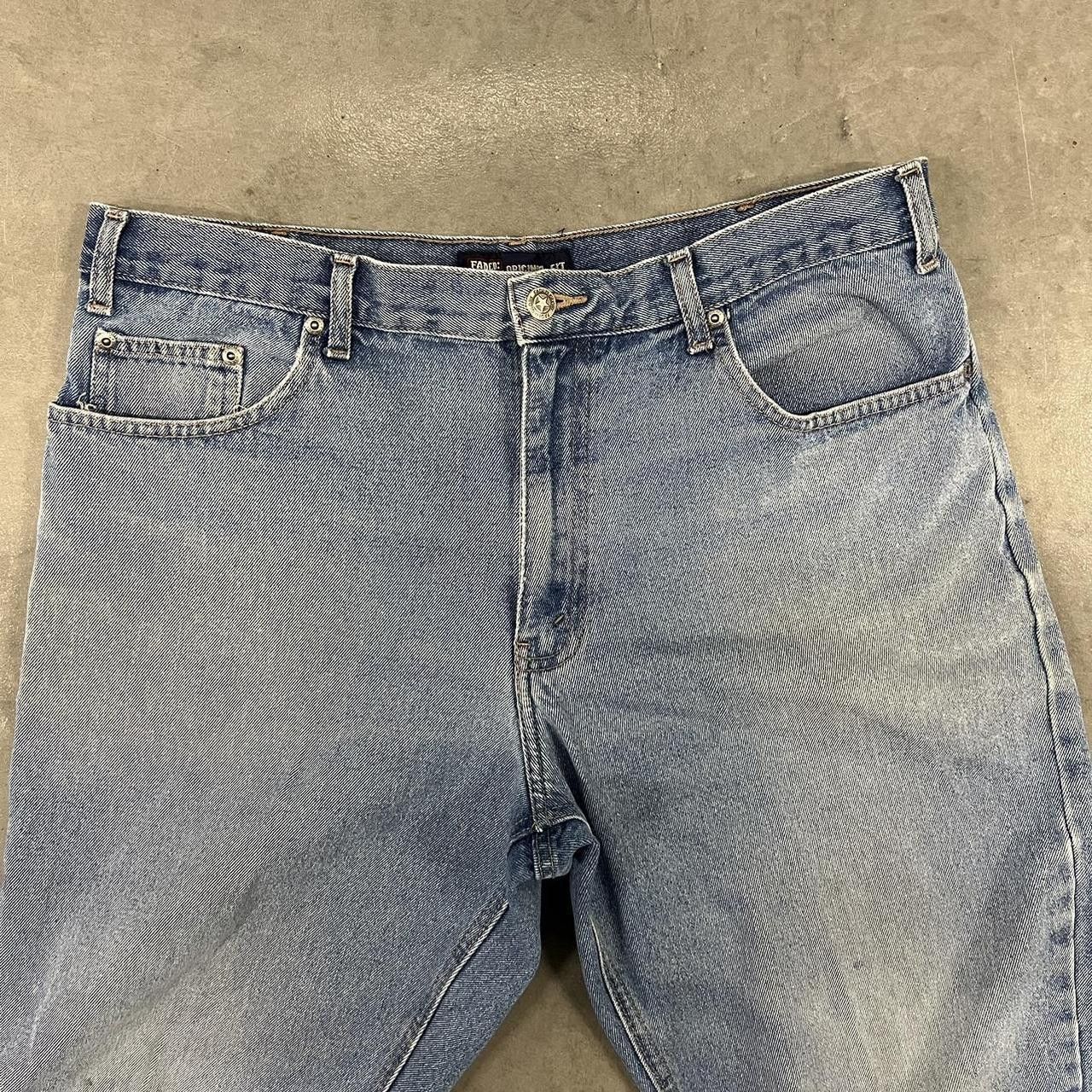 Vintage Vintage Y2K/2000s Faded Glory Light wash Essential Denim Jeans! Size US 36 / EU 52 - 4 Thumbnail