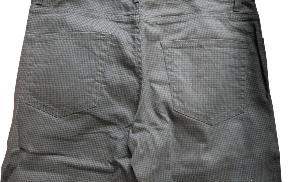 Uniqlo Uniqlo Patterned Pants Grey Black Straight Slim Size US 32 / EU 48 - 4 Thumbnail