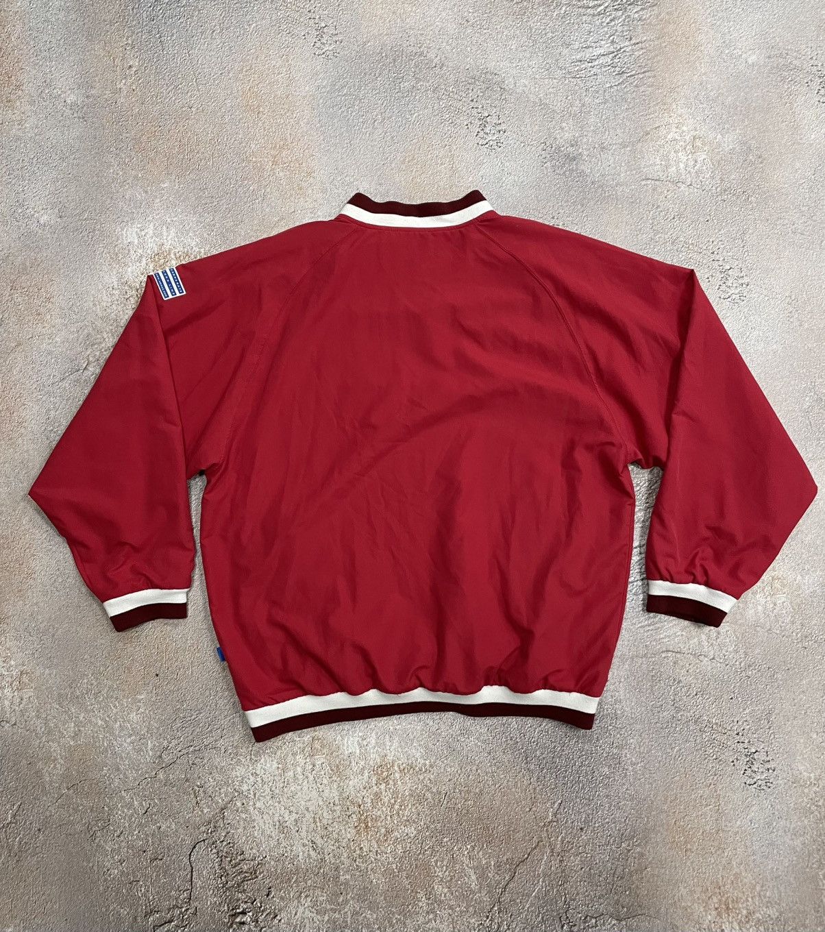 Adidas Vintage Adidas Nylon Drill Boxy Sweatshirt Size US XL / EU 56 / 4 - 6 Thumbnail