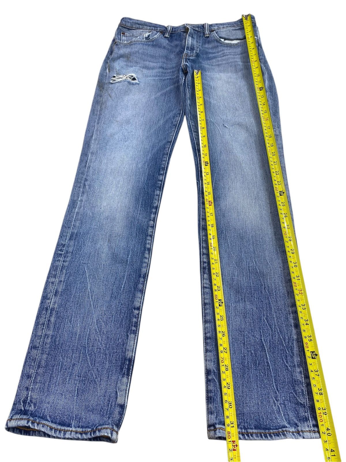 Levi's Levi’s Whiskers Faded Wash Style Straight Cut Jeans Size US 30 / EU 46 - 7 Thumbnail