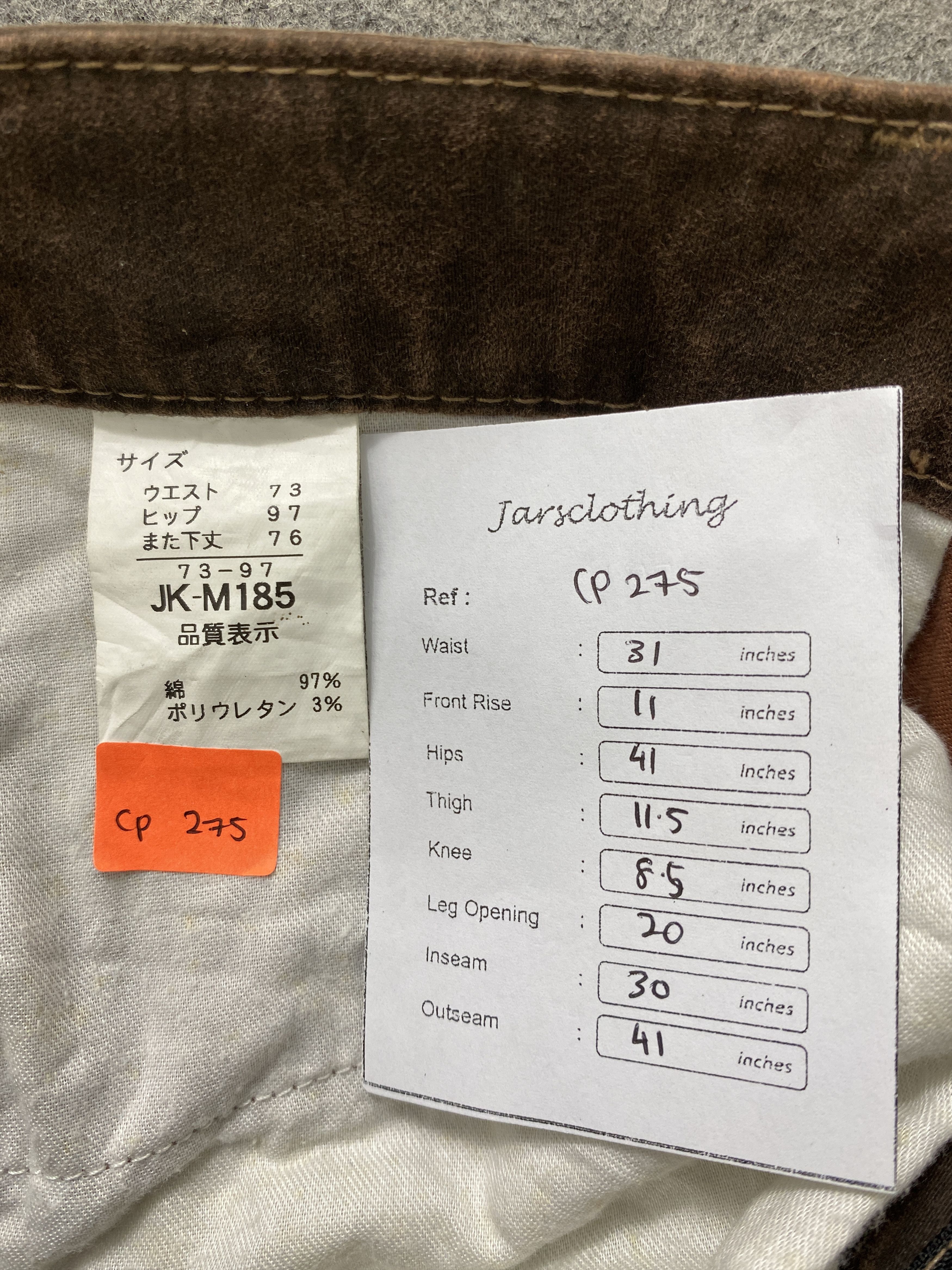 Japanese Brand Vintage Japanesse Cargo Sun Faded Flare Pants -CP275 Size US 31 - 7 Thumbnail