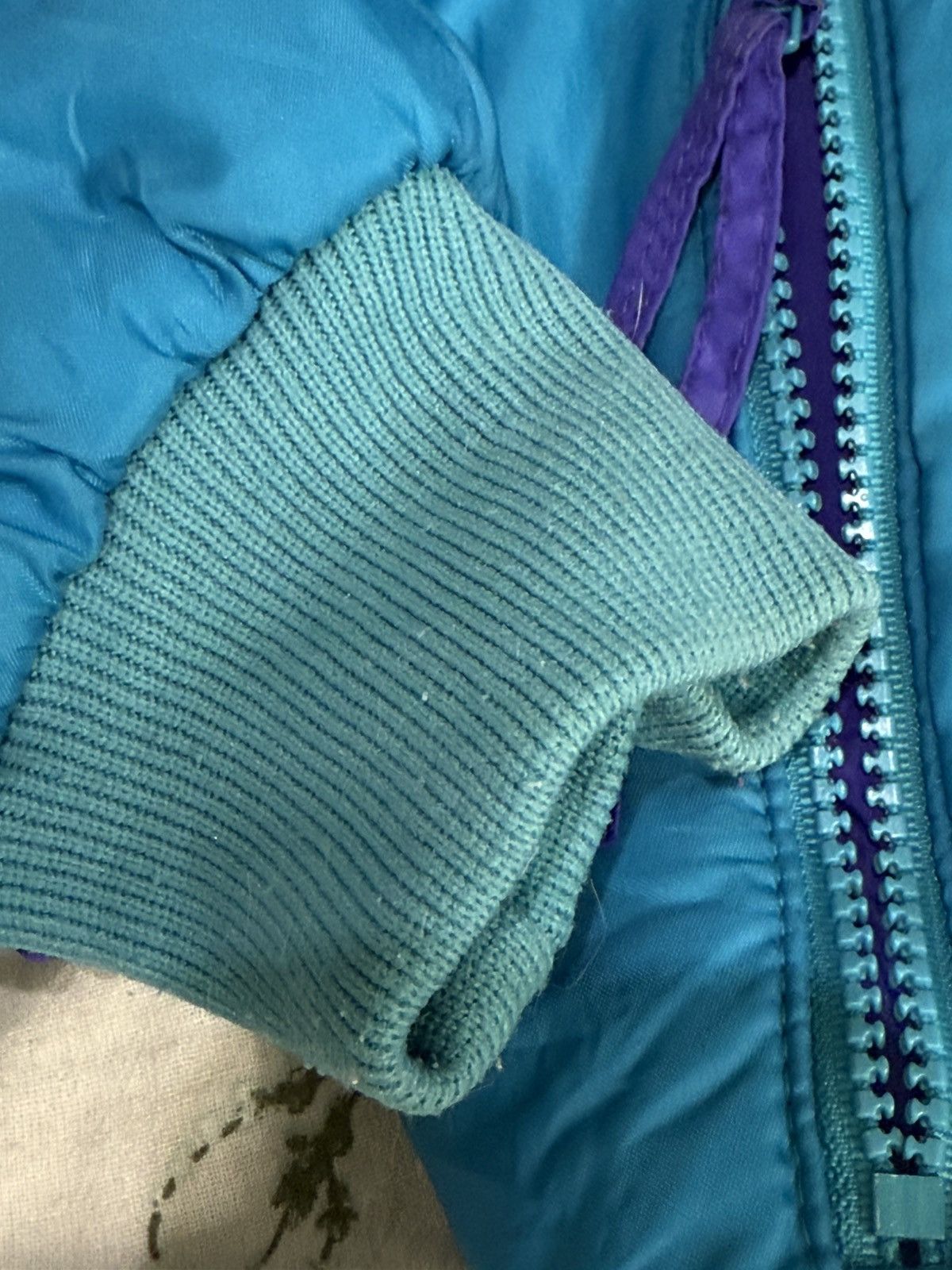 Columbia Vintage Columbia 90s Reversible Bomber Jacket Purple/Teal M Size M / US 6-8 / IT 42-44 - 4 Thumbnail