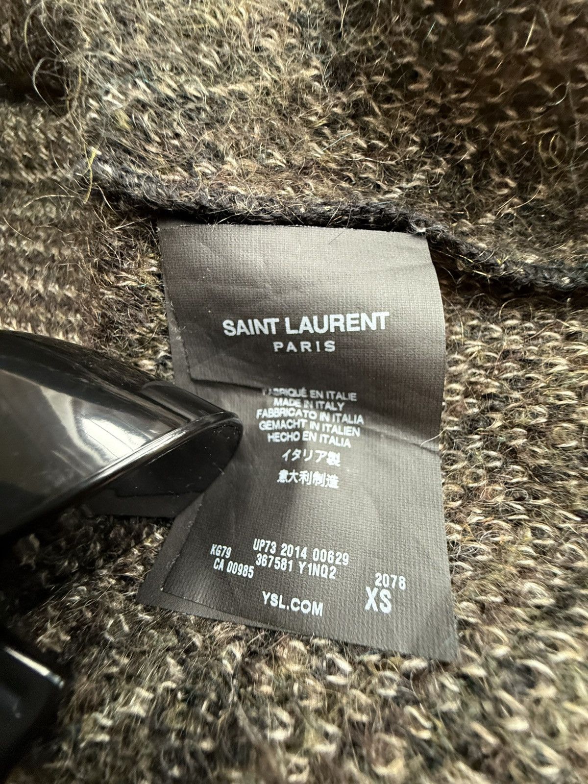 Saint Laurent Paris SS15 Saint Laurent camo camouflage cardigan Hedi Psych Rock Size US S / EU 44-46 / 1 - 24 Thumbnail