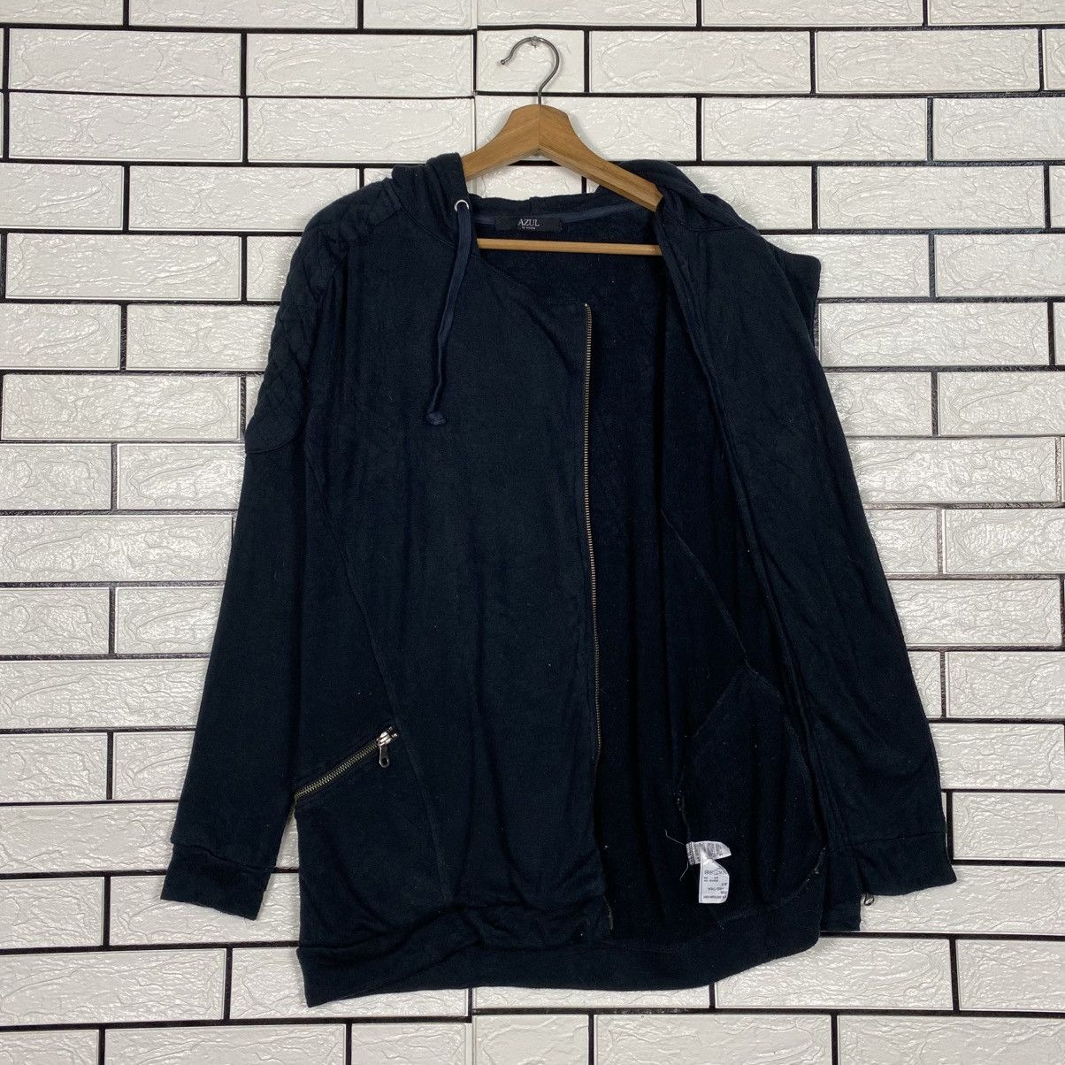 Japanese Brand 📌Vintage Zipper Hoodie Shearling Azul Issey Miyake Size US S / EU 44-46 / 1 - 13 Thumbnail
