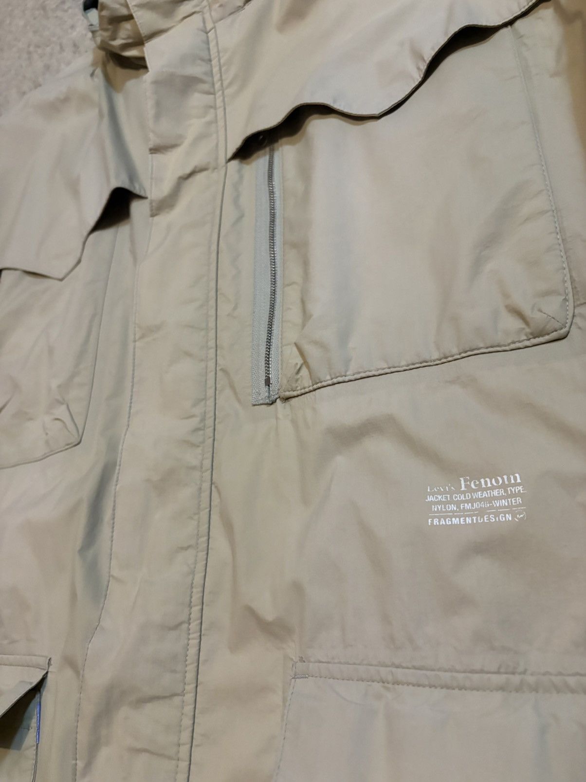 Fragment Design × Levi's Levi’s Fenom Fragment Design Hiroshi Fujiwara Nylon Jacket Size US XL / EU 56 / 4 - 5 Thumbnail