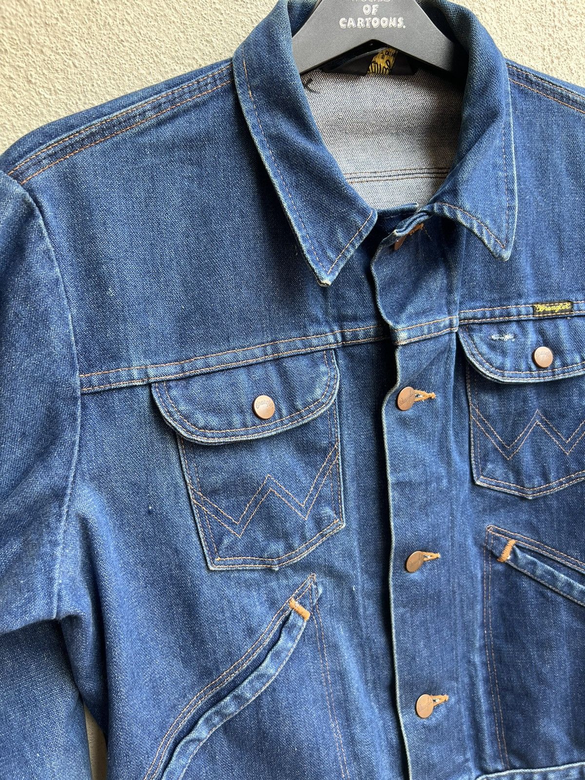 Vintage Vintage 70s 80s Wrangler Blue Denim Jacket Size US M / EU 48-50 / 2 - 12 Thumbnail