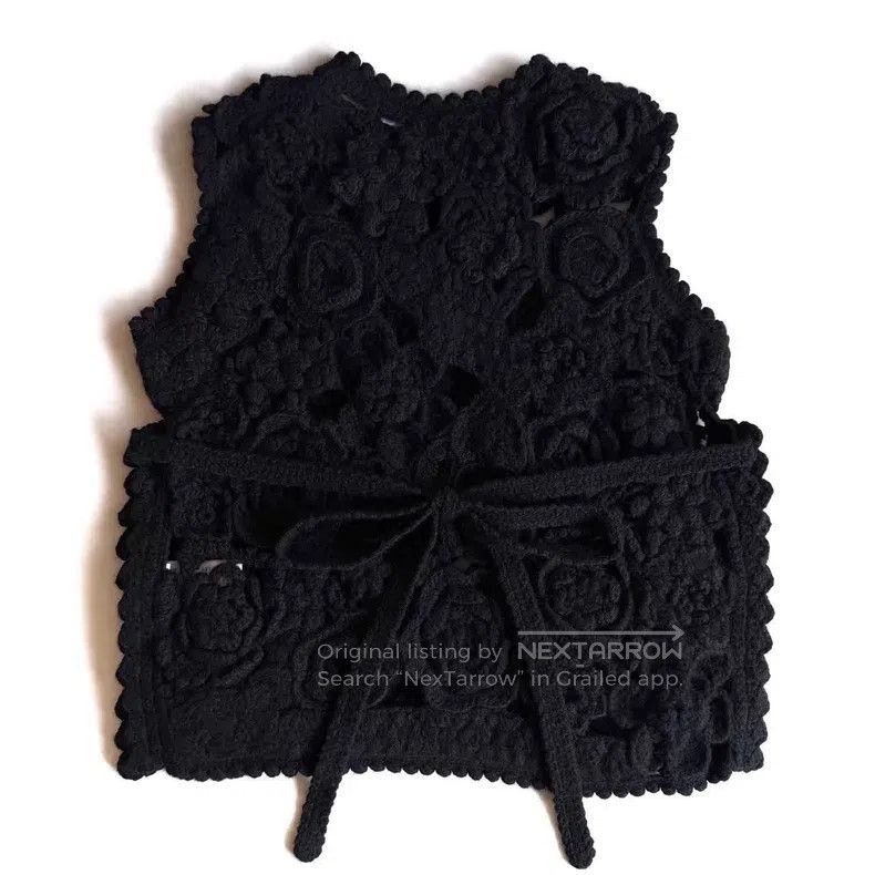 Comme des Garcons Comme Des Garcons one-size-fits-all Knitted flower top Size XS / US 0-2 / IT 36-38 - 7 Thumbnail