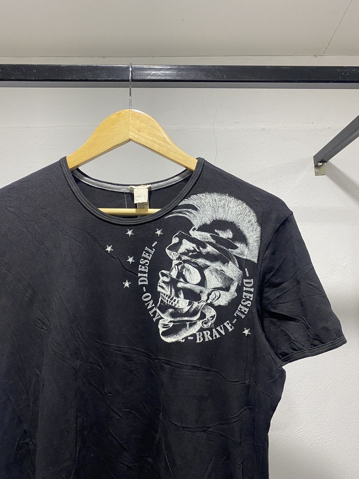 Hysteric Glamour Sick☠️ Diesel Punk Head Skull Grunge Lgb Stretch Size US L / EU 52-54 / 3 - 4 Thumbnail