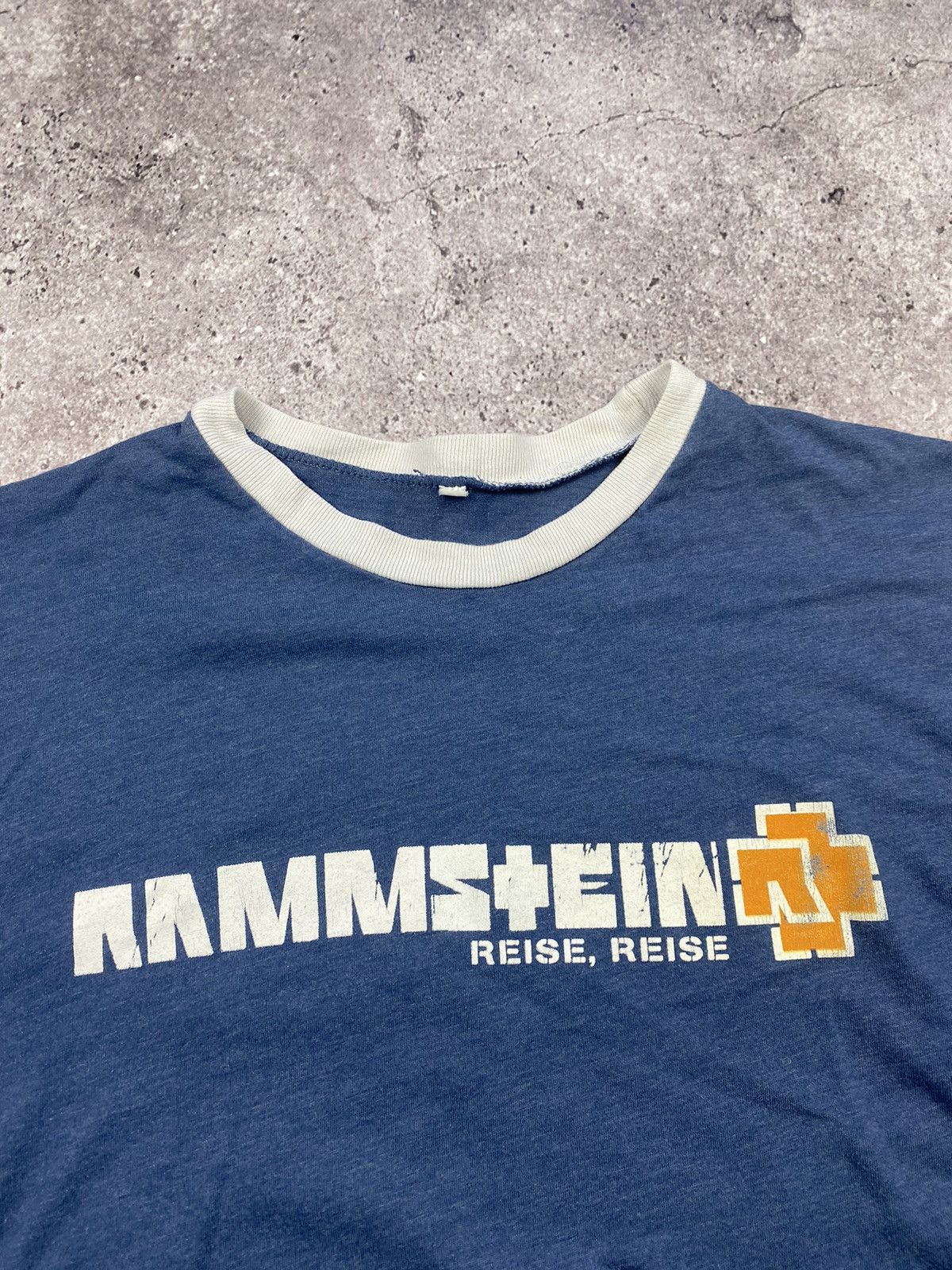 Band Tees × Vintage Rammstein ReiseReise vintage tour blue logo t shirt BAND Size US M / EU 48-50 / 2 - 2 Thumbnail
