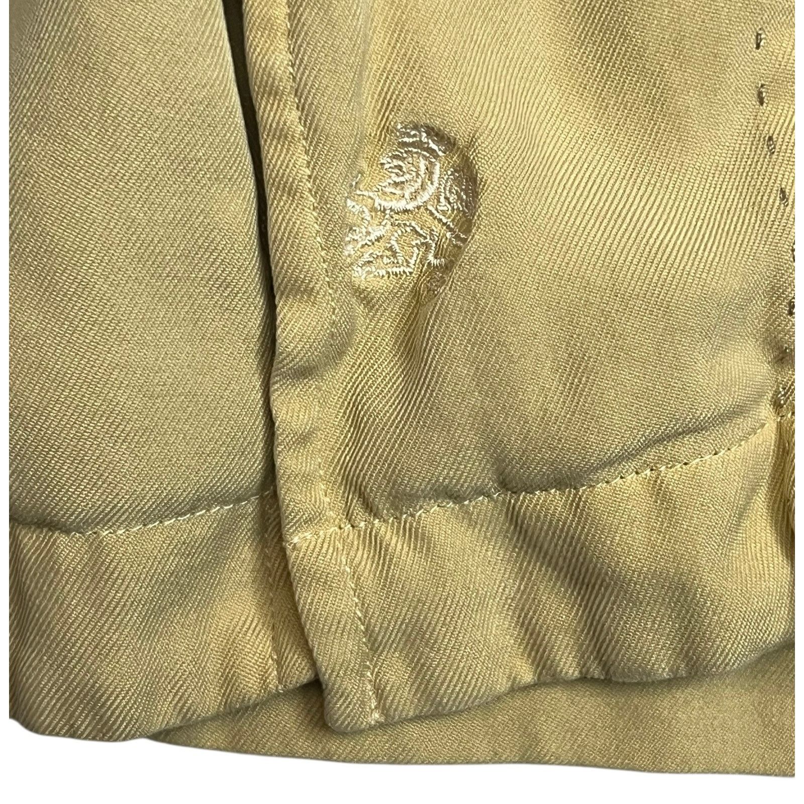 Nat Nast Nat Nast Originals Silk Shirt Yellow Short Sleeve Button Up Size US L / EU 52-54 / 3 - 8 Thumbnail