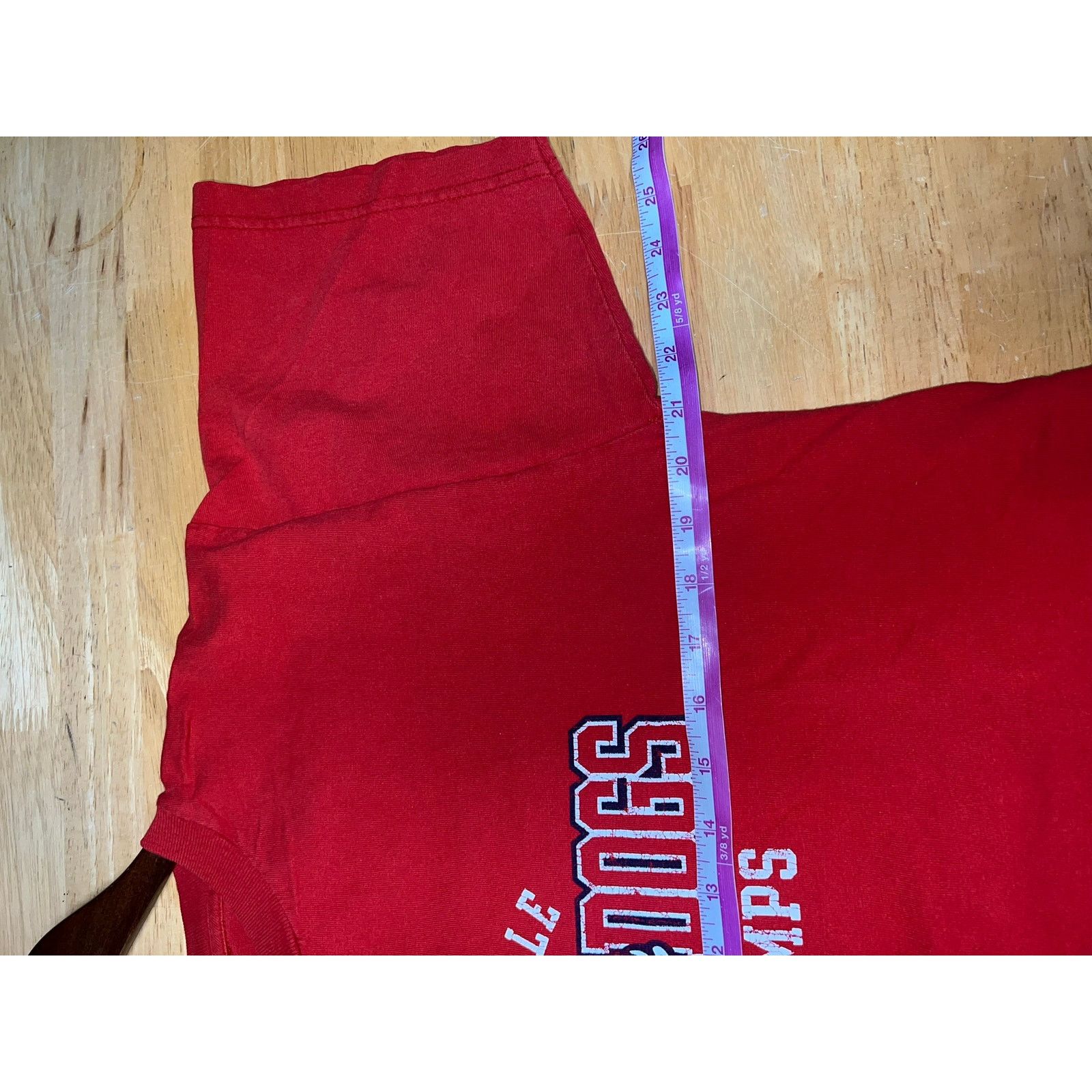Aeropostale Vintage Aeropostale State Champs Shirt Bull Dogs Red tee L Size US L / EU 52-54 / 3 - 6 Thumbnail