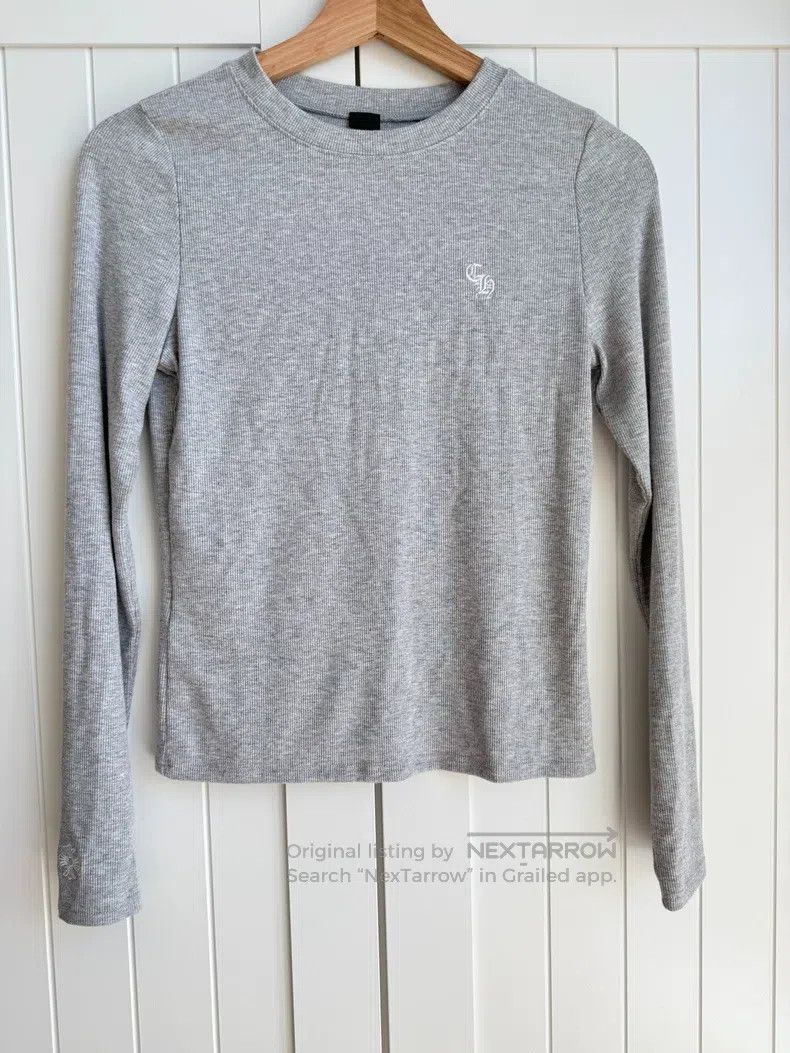 Chrome Hearts Chrome Hearts Size S Grey embroidered slim long sleeves Size US S / EU 44-46 / 1 - 1 Thumbnail