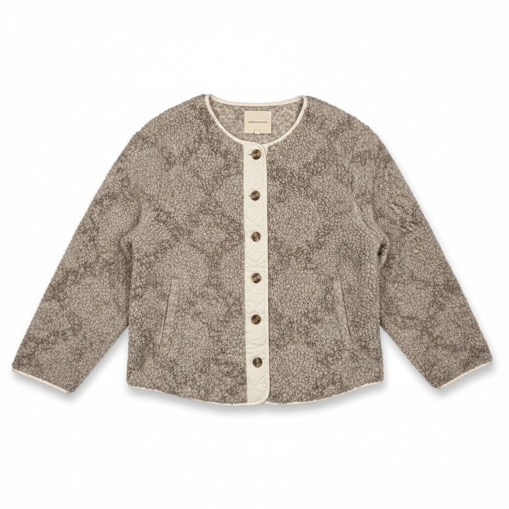 Lucky Brand Lucky Brand Women's Large Faux Shearling Medallion Jacket Size L / US 10 / IT 46 - 1 Thumbnail