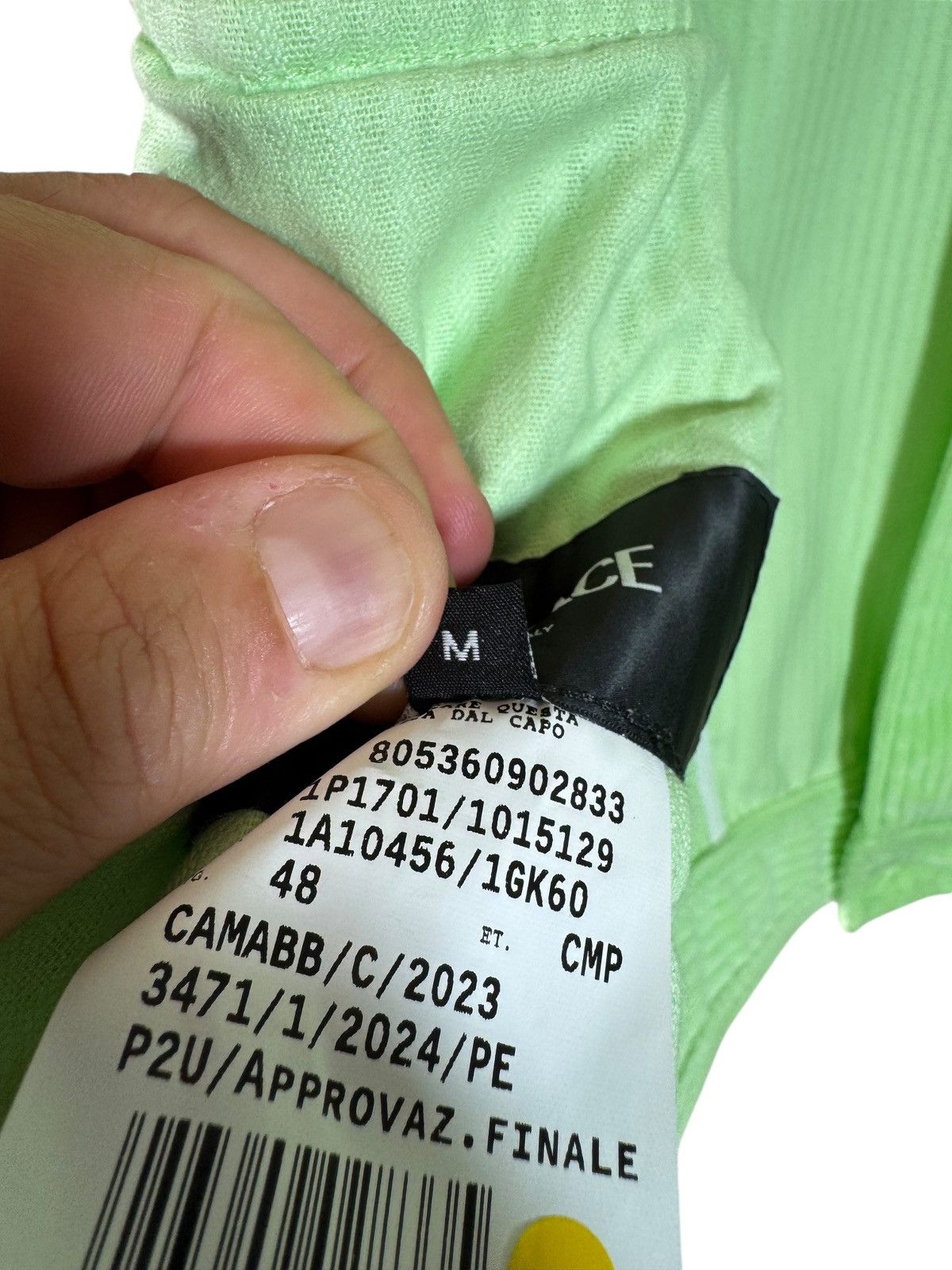 Versace Versace Green Corduroy Jacket & Pants Set Size 38R - 9 Thumbnail