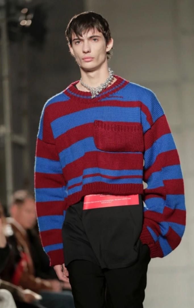トップス RAF SIMONS 2015AW DISTRESSED KNIT VEST Raf Simons Knit Vest | Grailed