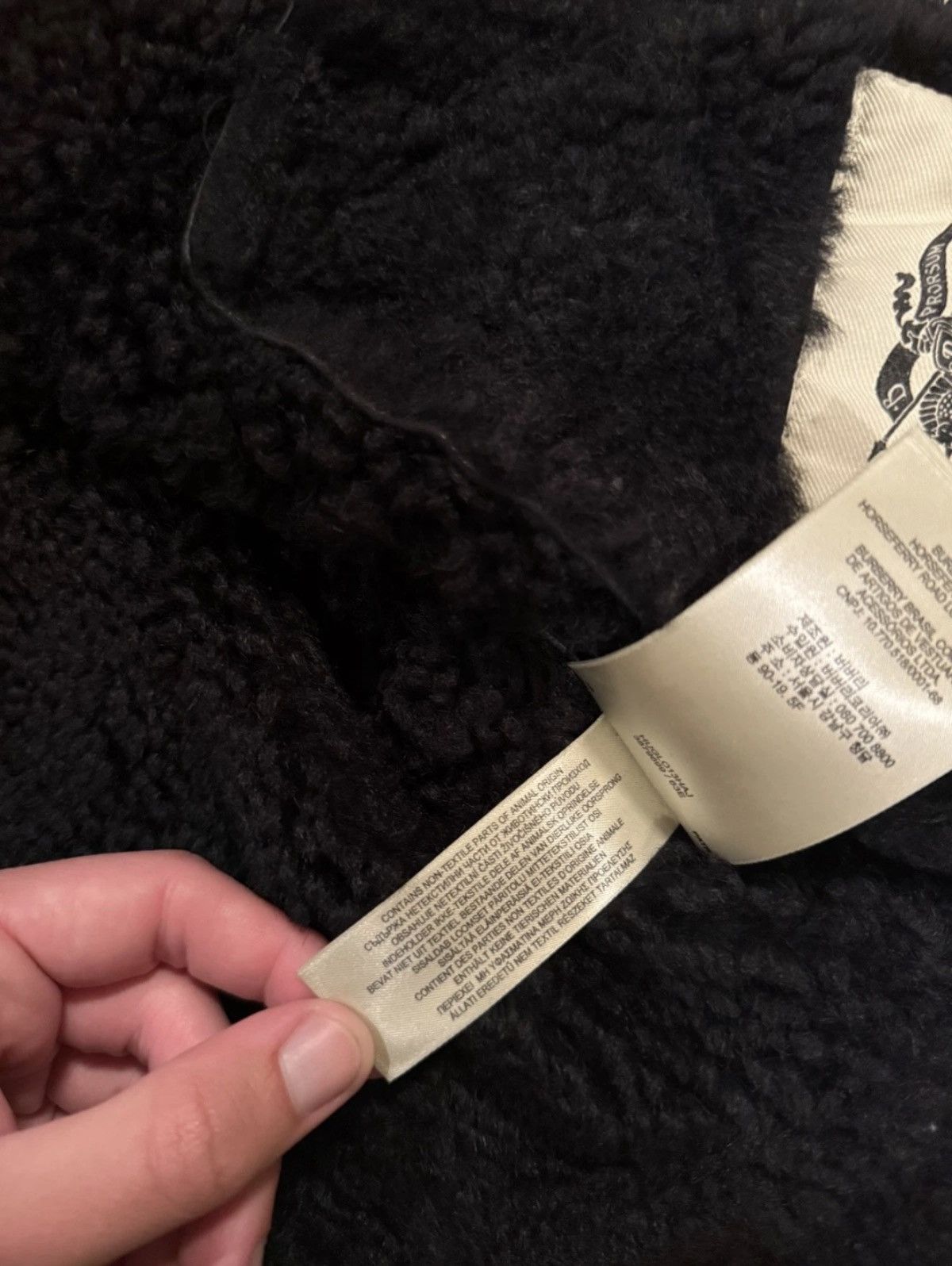 Burberry Prorsum Burberry Prorsum Shearling Biker Jacket Black Size S / US 4 / IT 40 - 16 Thumbnail