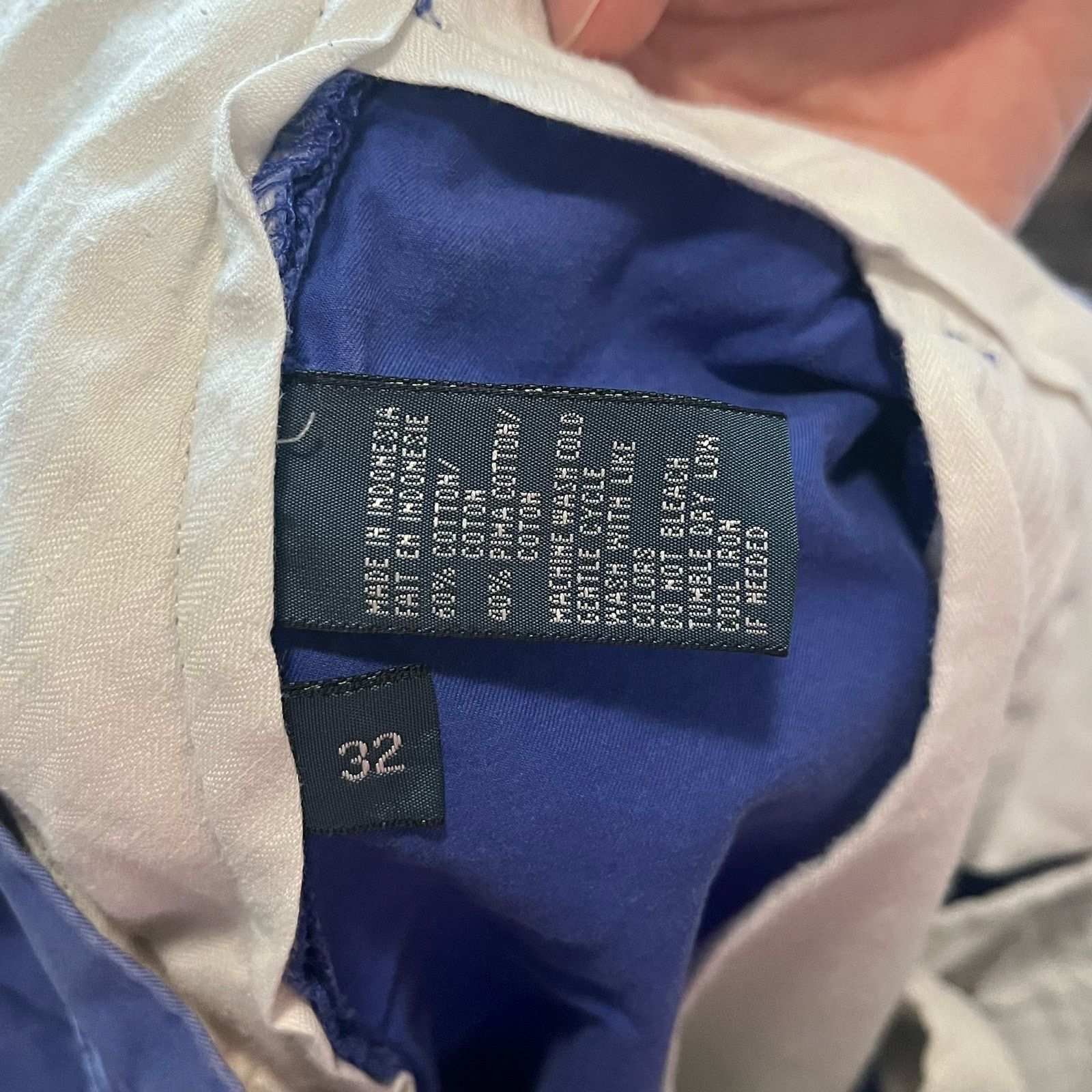 Polo Ralph Lauren Polo by Ralph Lauren Vintage Bermuda shorts Mens 32 blue Size US 32 / EU 48 - 4 Thumbnail