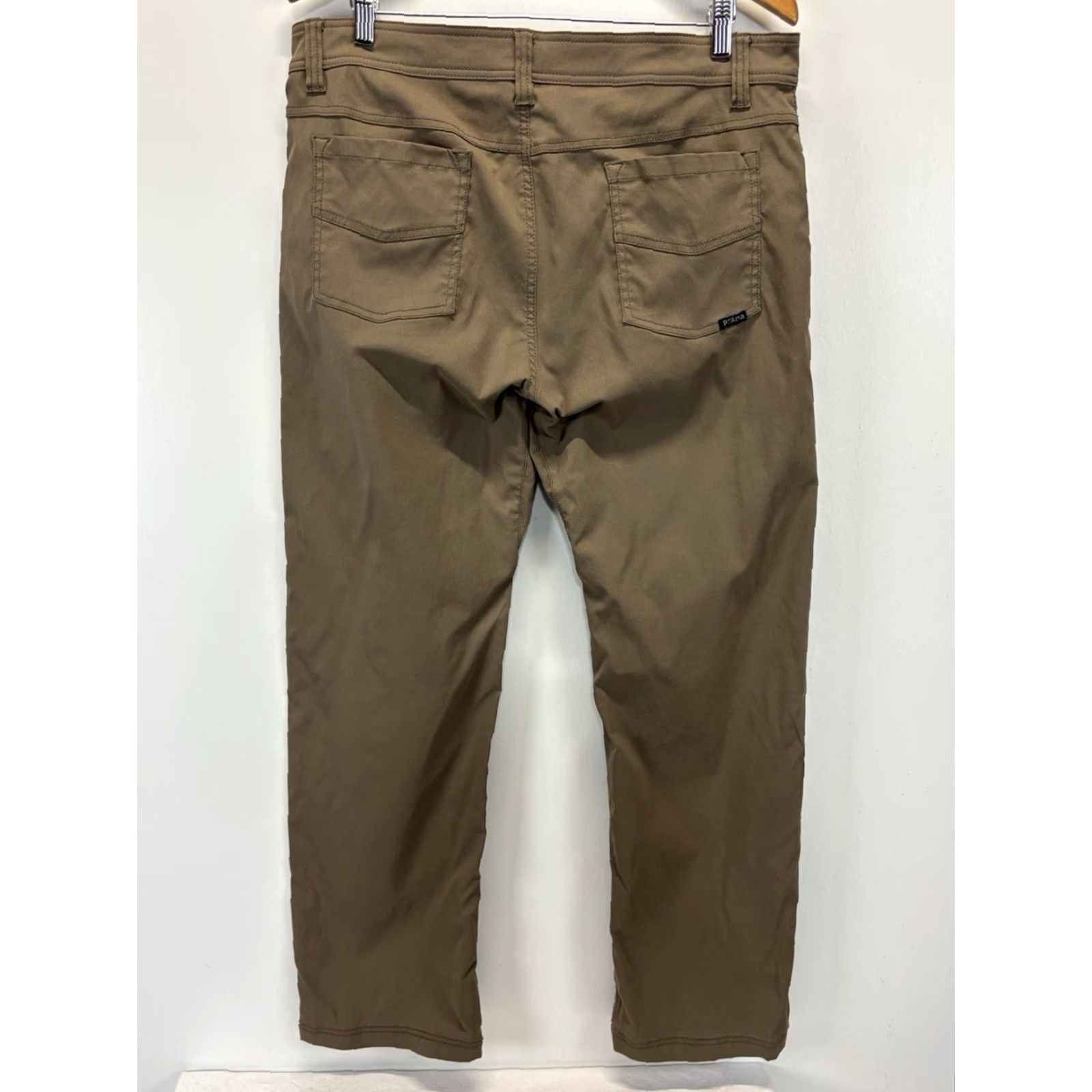 Prana prAna Brion II Slim Hiking Pants 36x32 Stretch Brown Outdoor Casual Men's Size US 36 / EU 52 - 3 Thumbnail