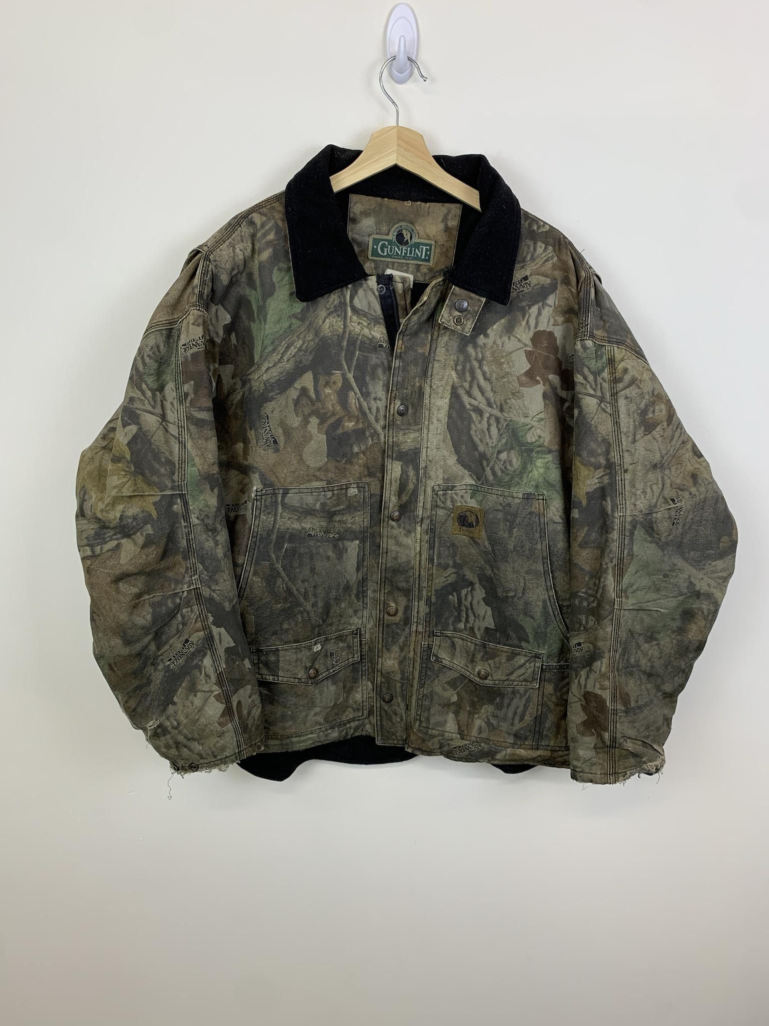 Carhartt Vintage 90s Gunflint Realtree Camo Canvas Jacket Size US XXL / EU 58 / 5 - 1 Thumbnail