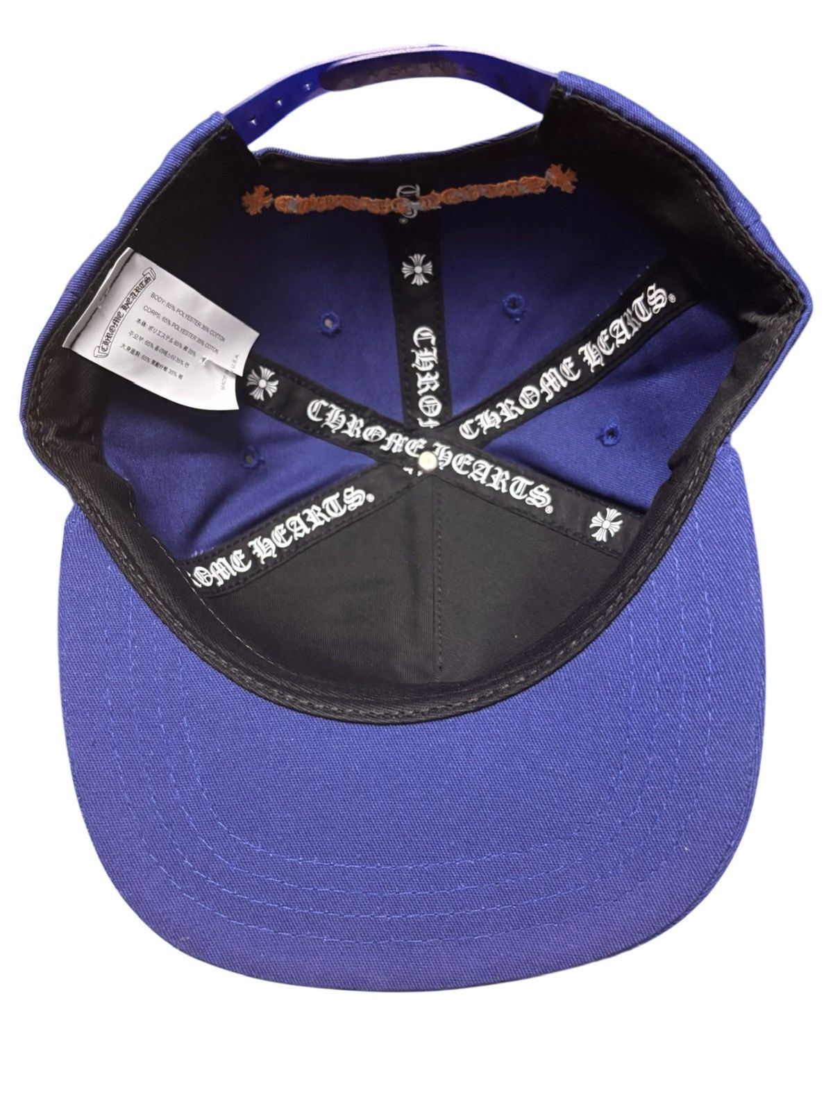 Chrome Hearts Chrome Hearts CH Logo Trucker Blue Orange Baseball Snapback Size ONE SIZE - 8 Thumbnail