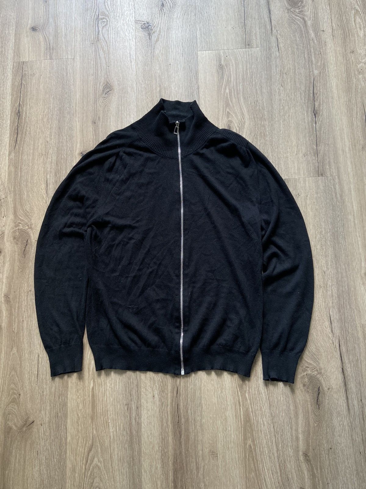 Dior Dior Homme Black Zip-Up Turtleneck Size US L / EU 52-54 / 3 - 1 Thumbnail