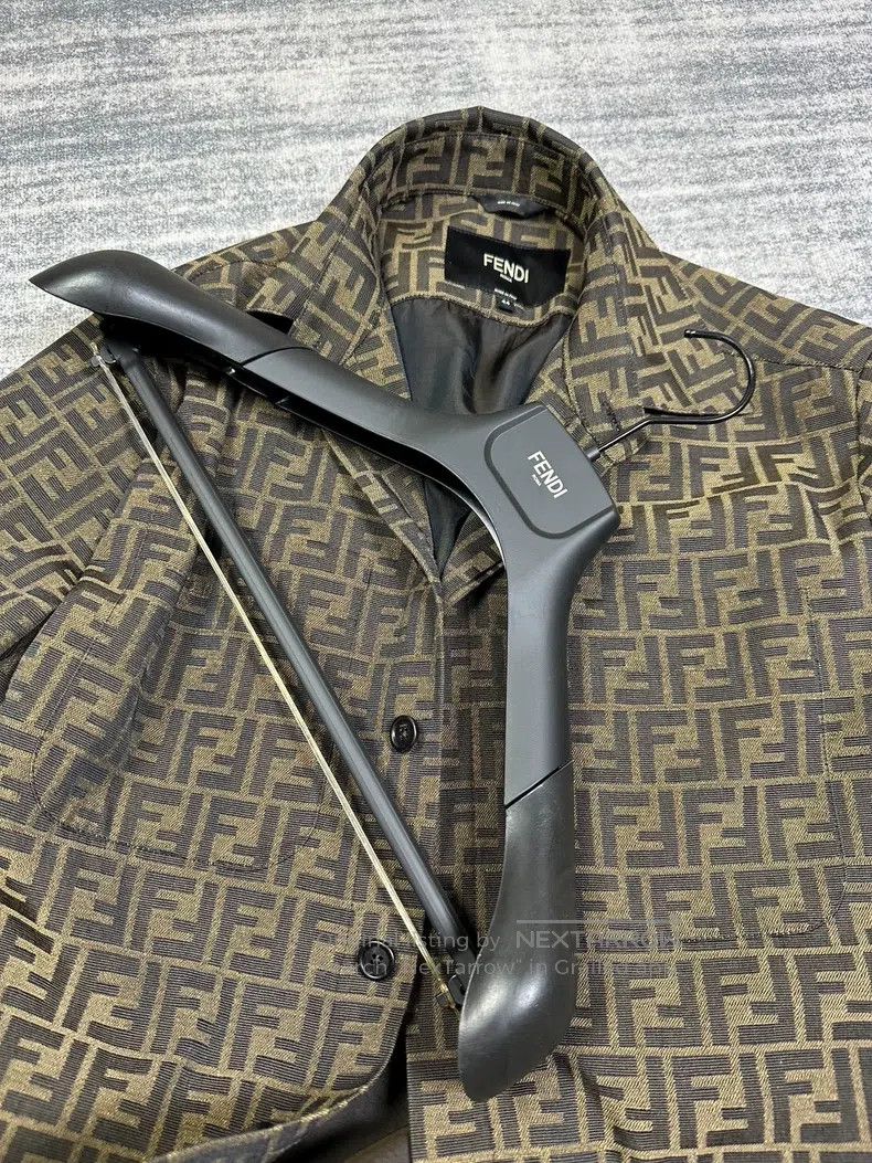 Fendi Fendi Monogram Double F Collar Jacket Size M / US 6-8 / IT 42-44 - 7 Thumbnail