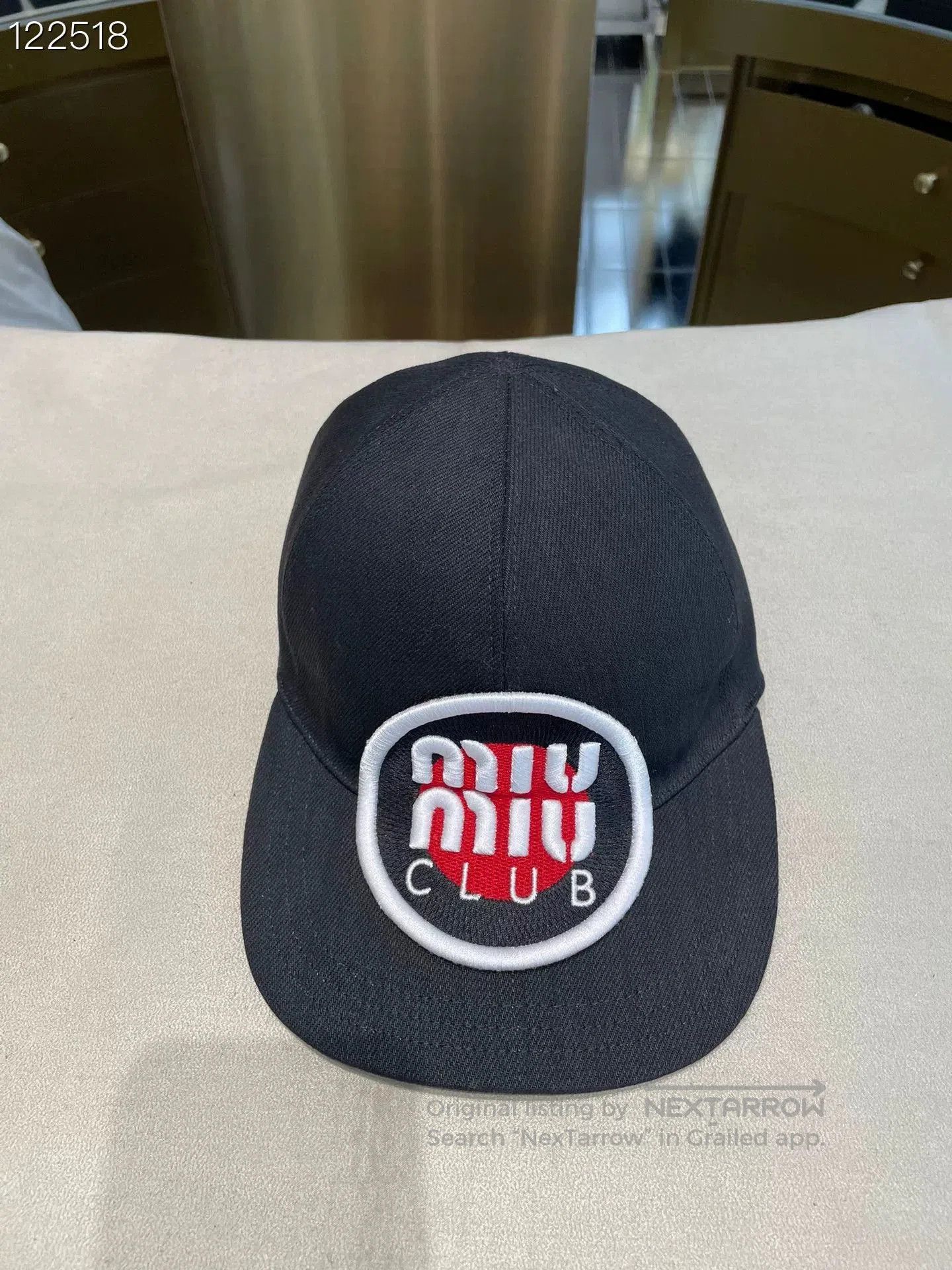 Miu Miu Miumiu Classic Black Baseball Cap. Size ONE SIZE - 1 Thumbnail